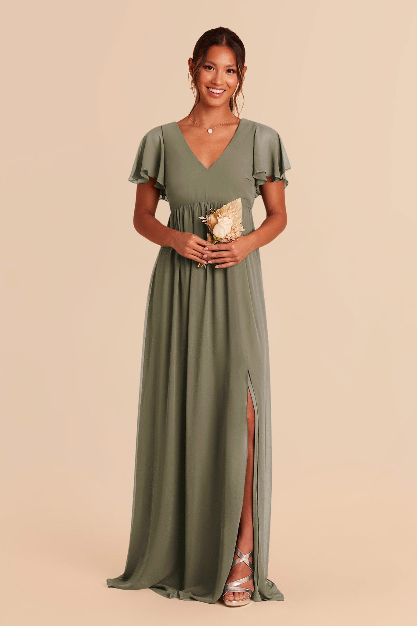 Thyme Hannah Chiffon Dress by Birdy Grey