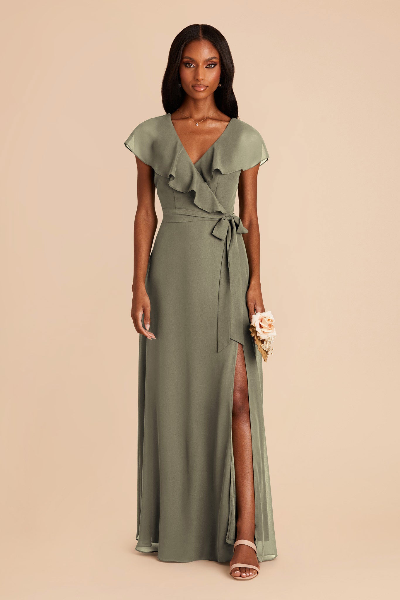 Thyme Jackson Chiffon Dress by Birdy Grey