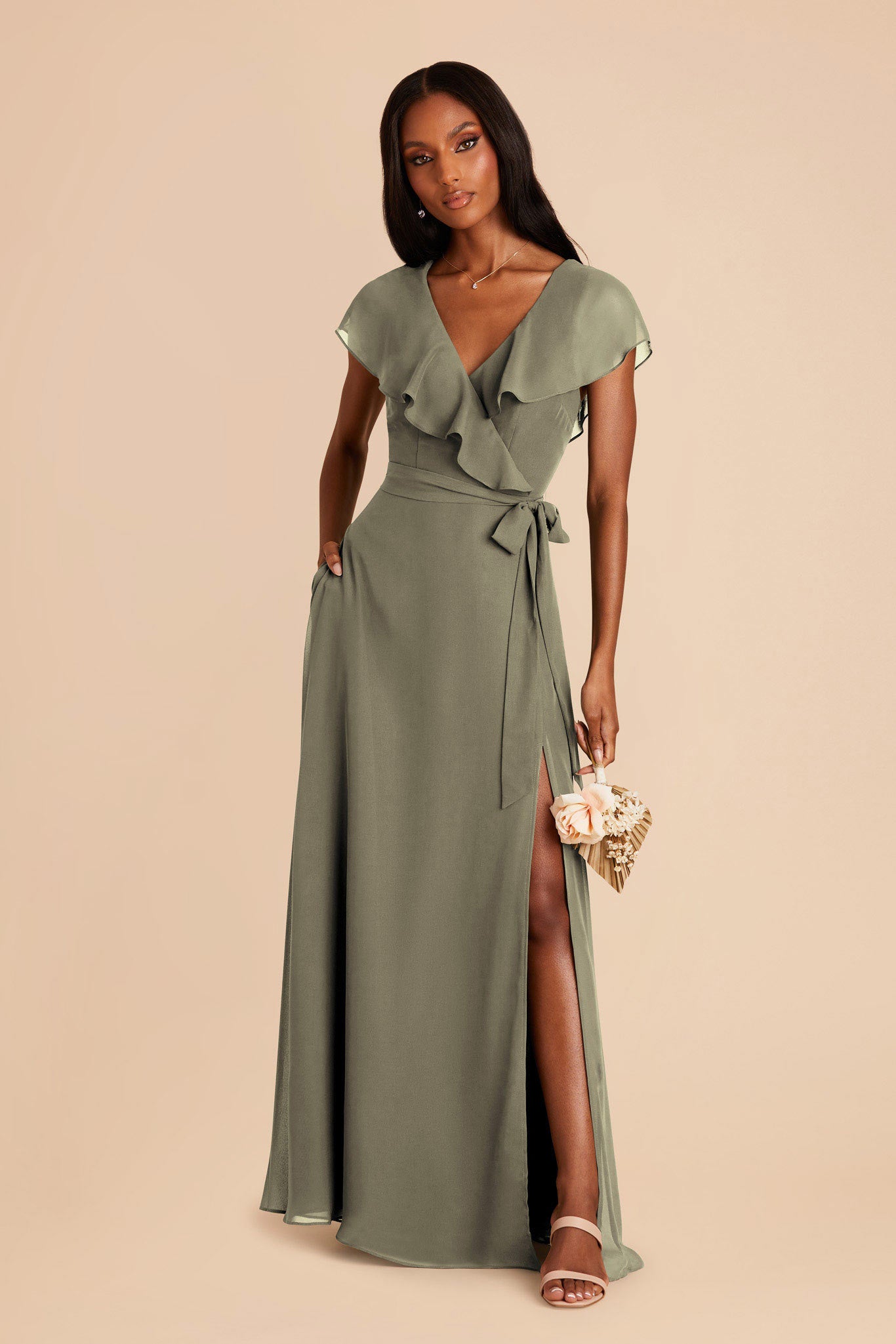 Thyme Jackson Chiffon Dress by Birdy Grey