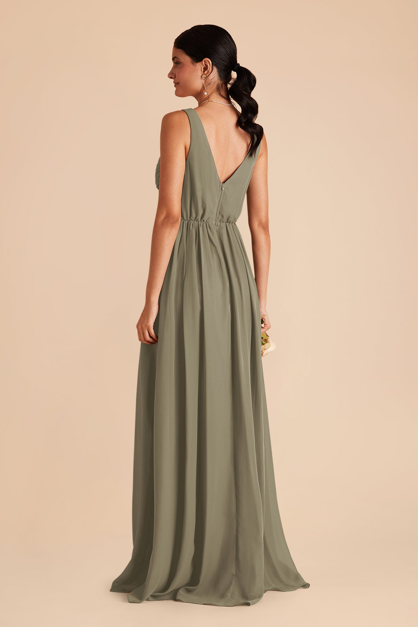 Thyme Laurie Empire Chiffon Dress by Birdy Grey