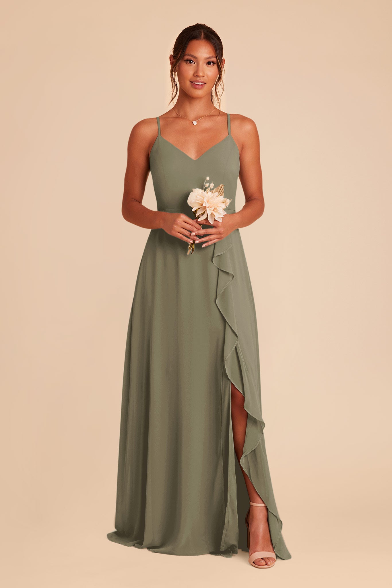 Thyme Theresa Chiffon Dress by Birdy Grey