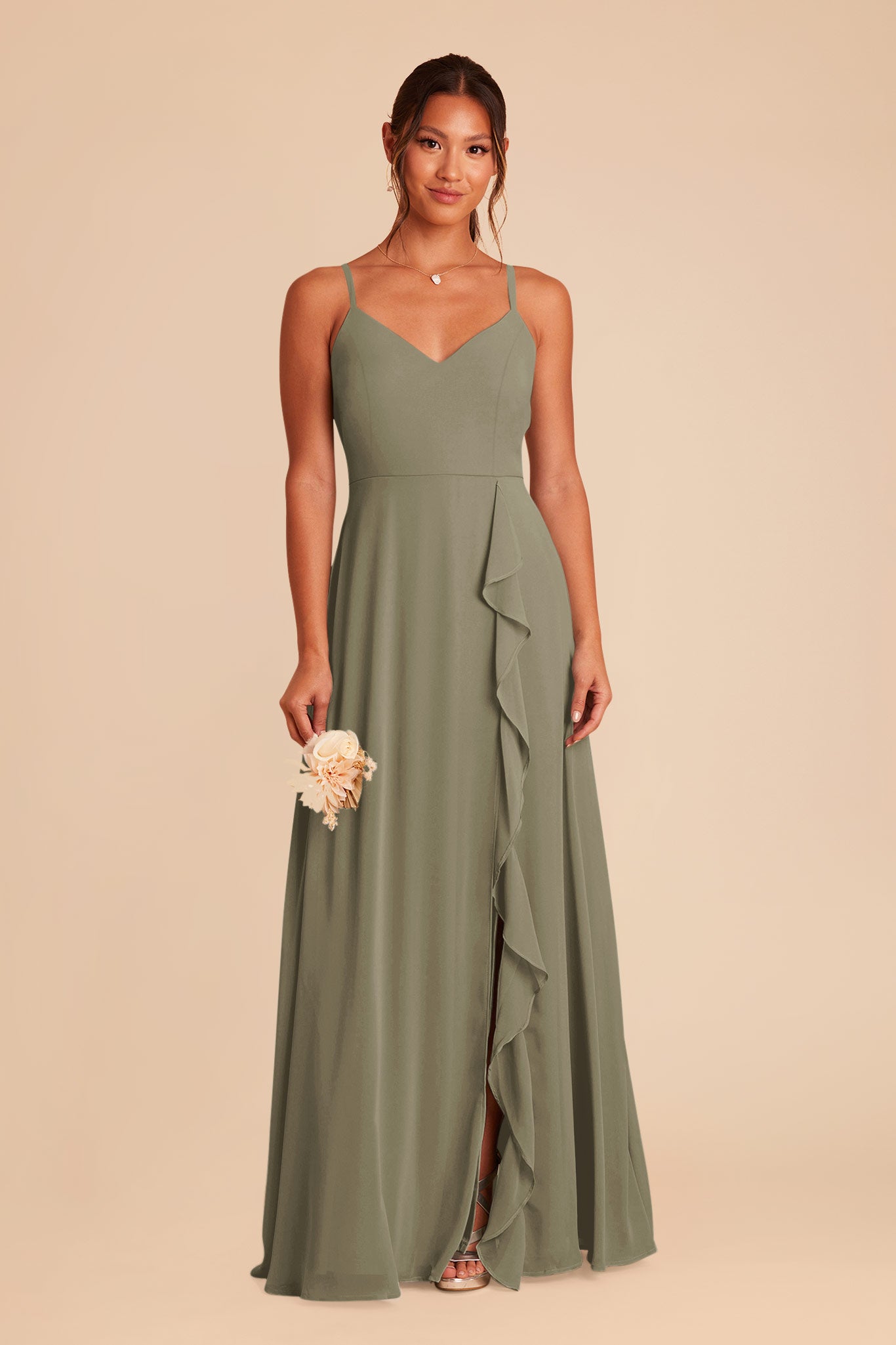 Thyme Theresa Chiffon Dress by Birdy Grey