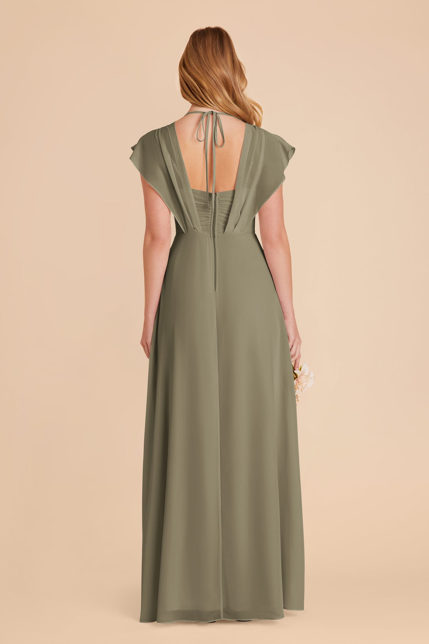 Thyme Violet Chiffon Dress by Birdy Grey