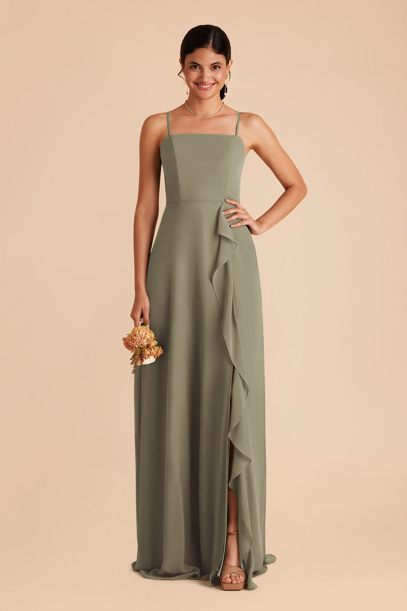 Thyme Winnie Chiffon Dress by Birdy Grey