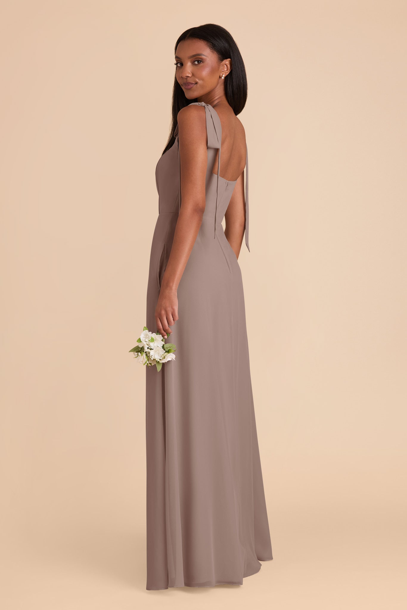 Toffee Alex Convertible Chiffon Dress by Birdy Grey