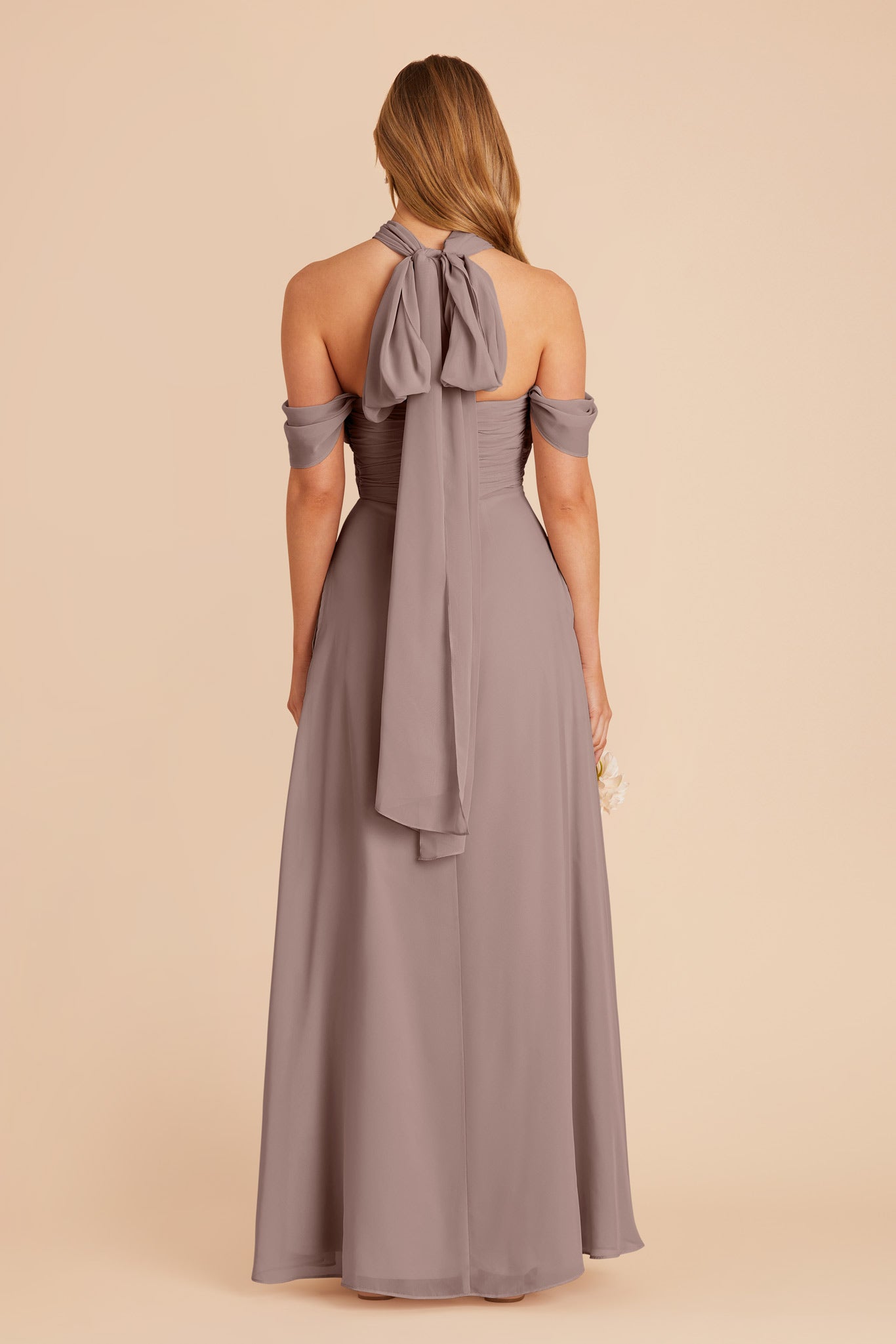 Toffee Cara Chiffon Dress by Birdy Grey