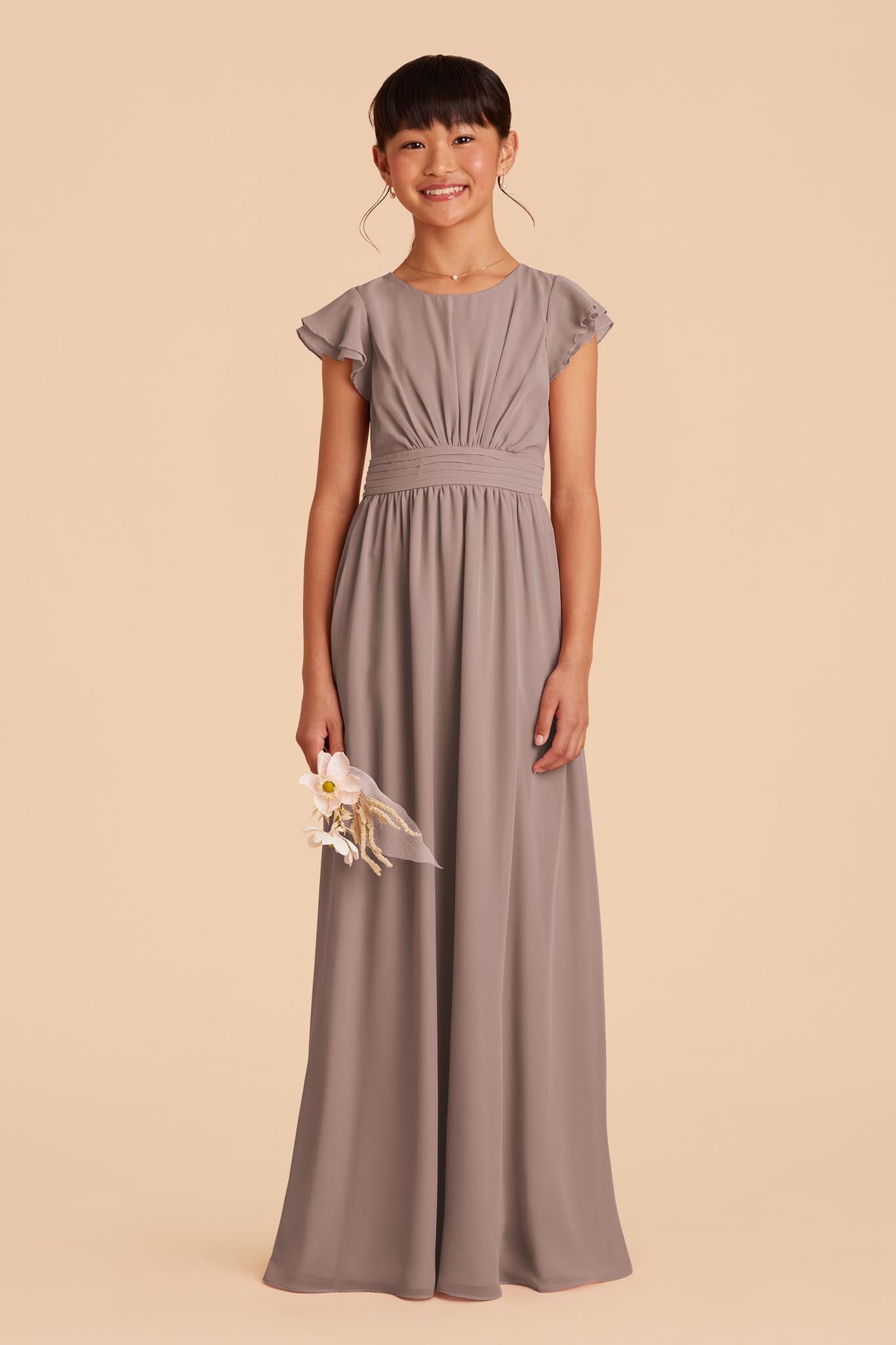 Grey junior store bridesmaid dresses