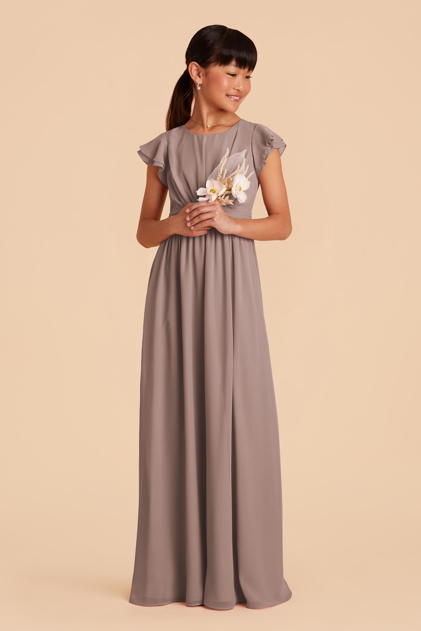 Toffee Celine Junior Dress by Birdy Grey