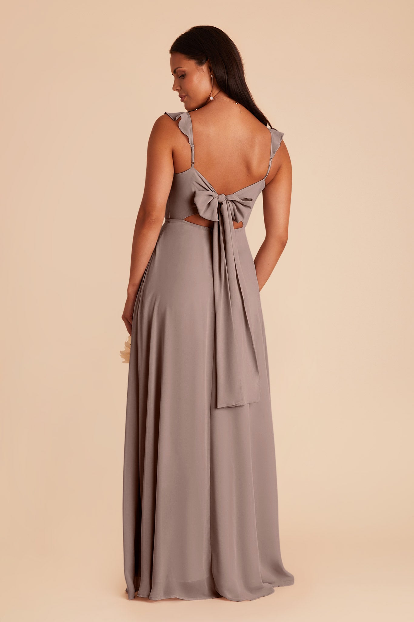 Toffee Doris Chiffon Dress by Birdy Grey