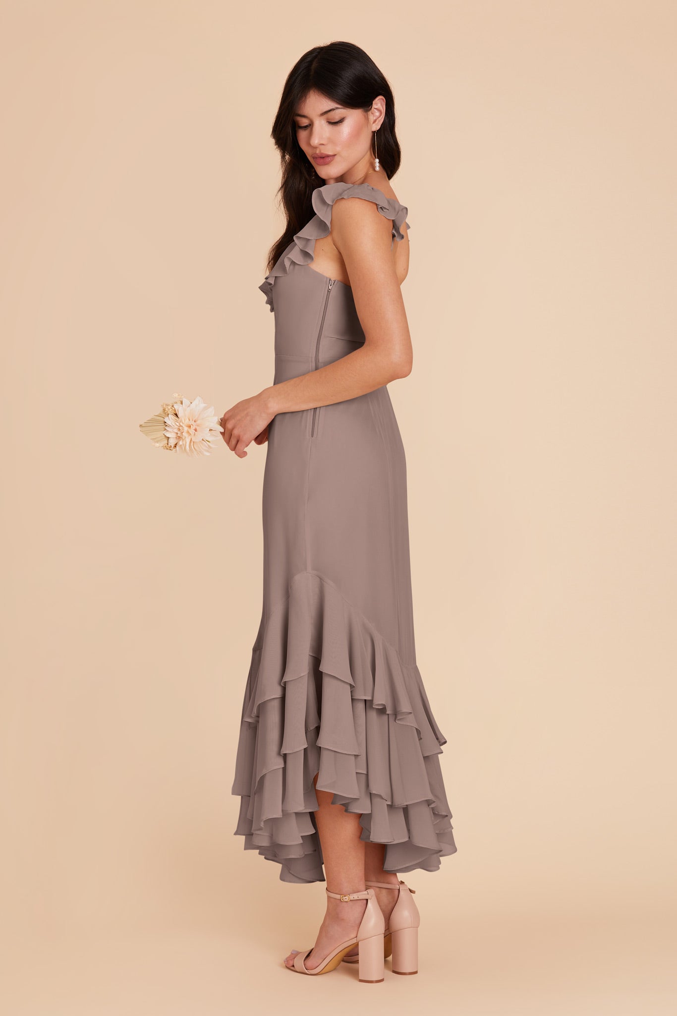 Toffee Ginny Chiffon Dress by Birdy Grey