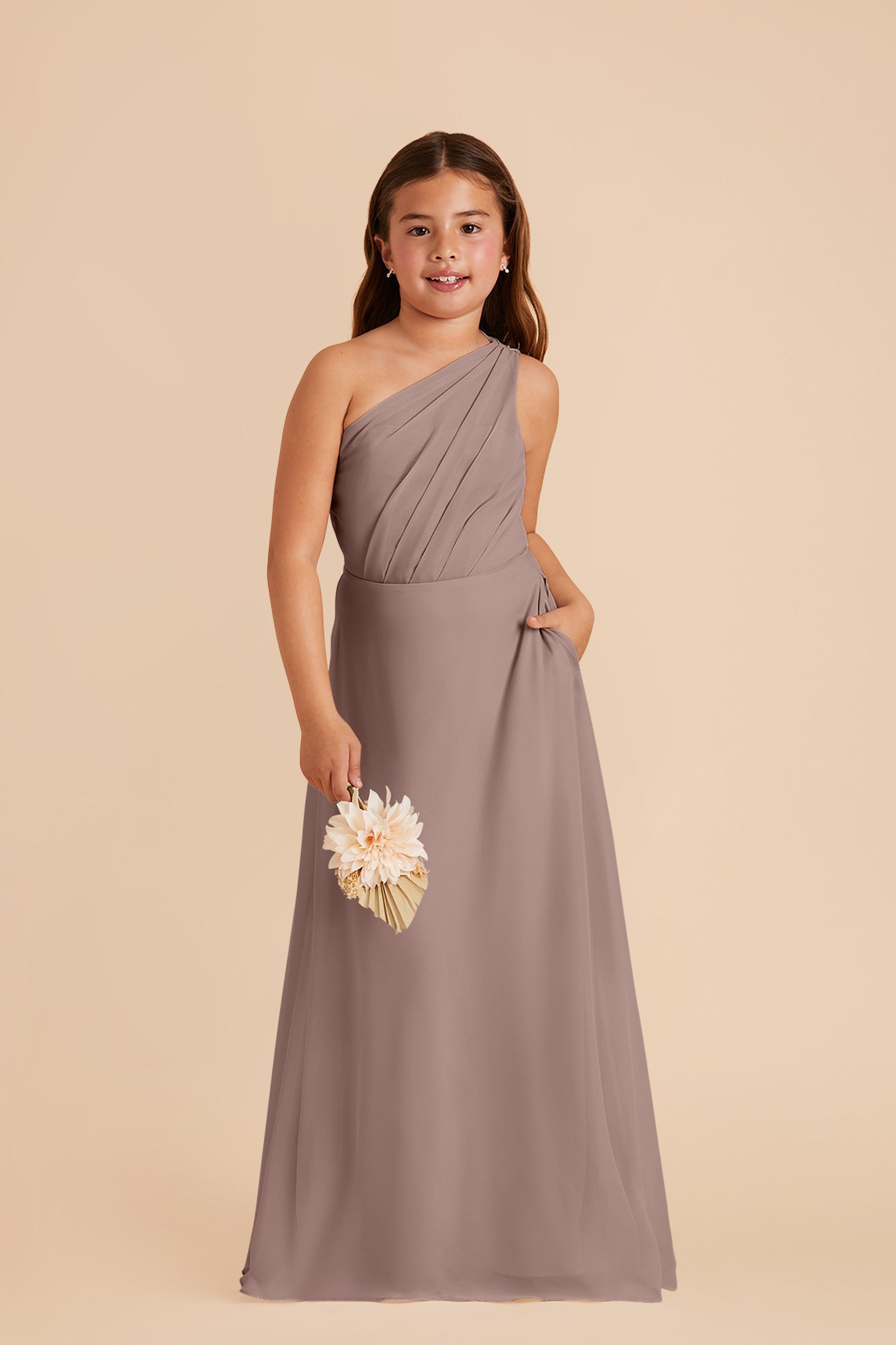 Toffee Kiara Junior Chiffon Dress by Birdy Grey