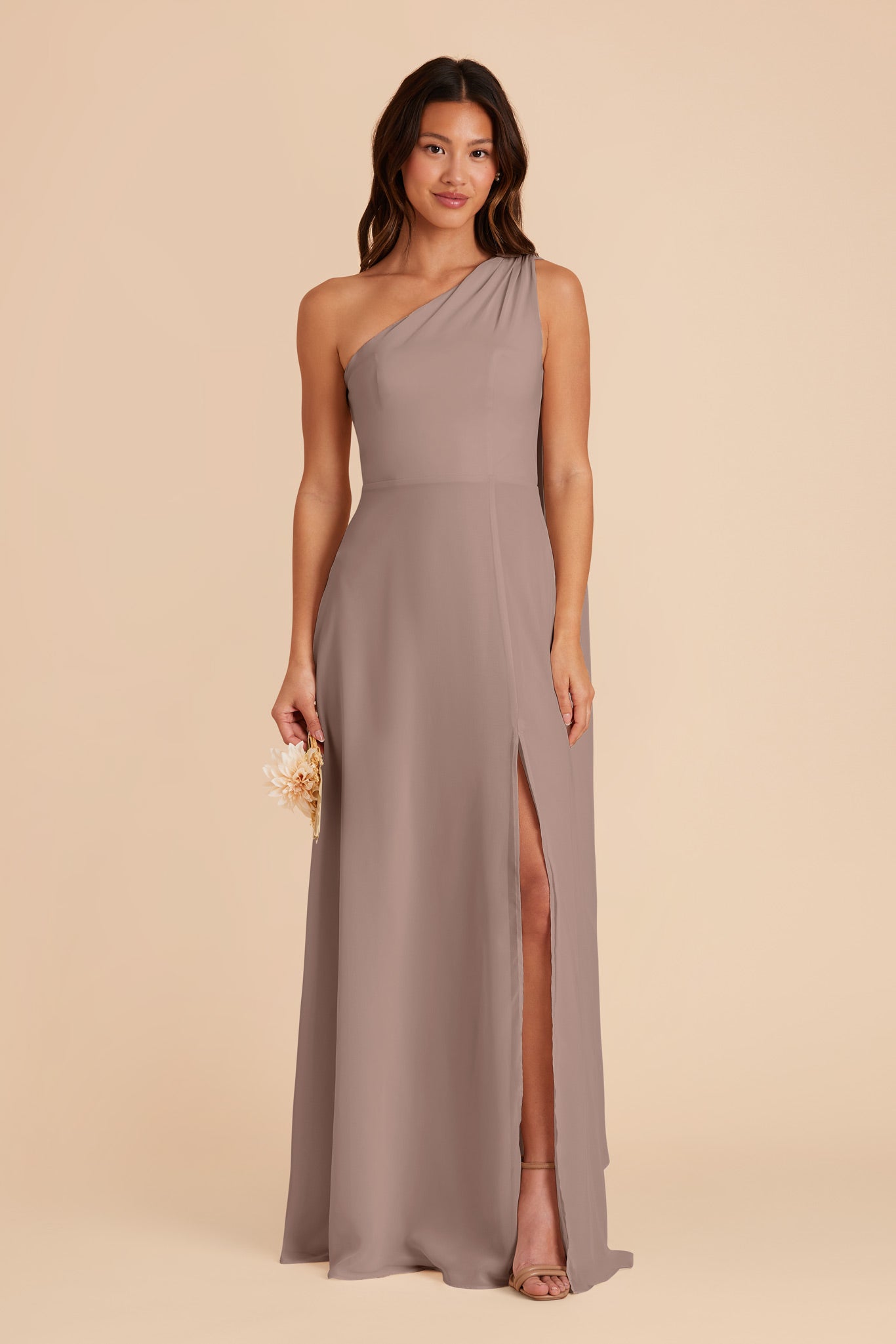 Toffee Melissa Chiffon Dress by Birdy Grey