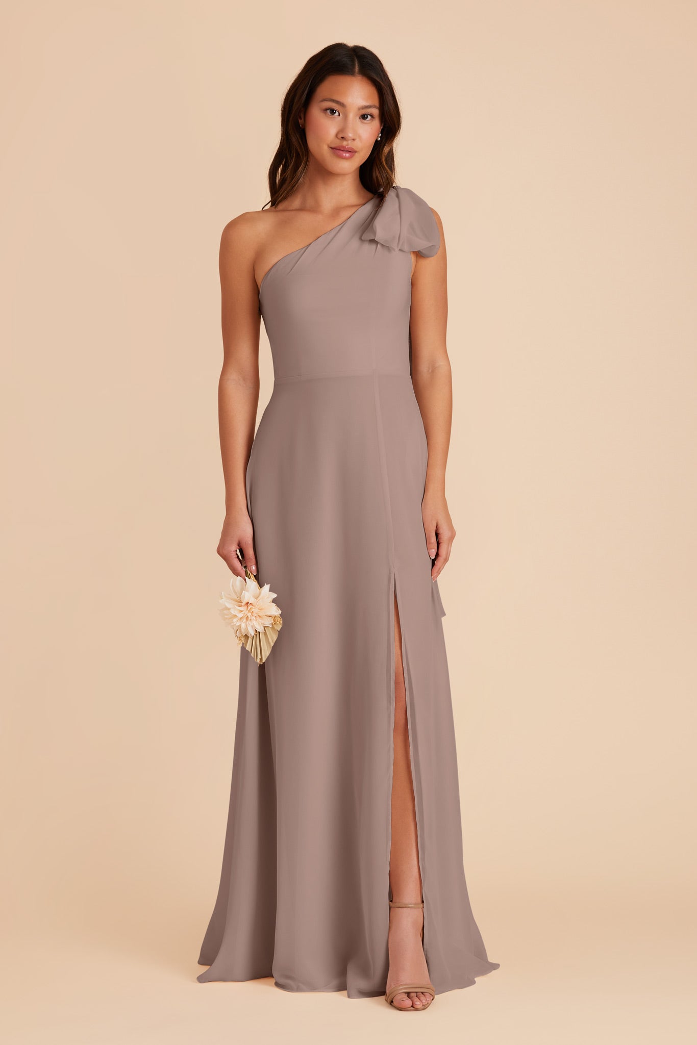 Toffee Melissa Chiffon Dress by Birdy Grey