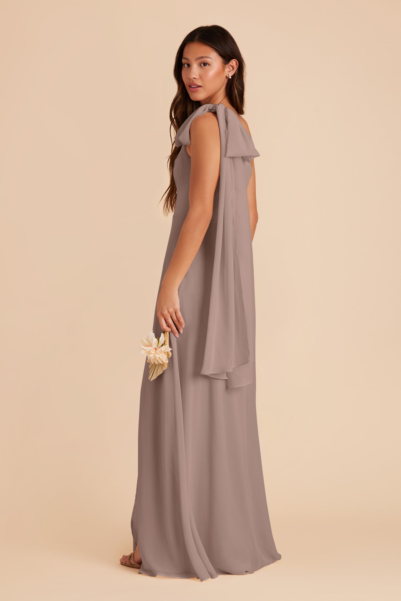 Toffee Melissa Chiffon Dress by Birdy Grey