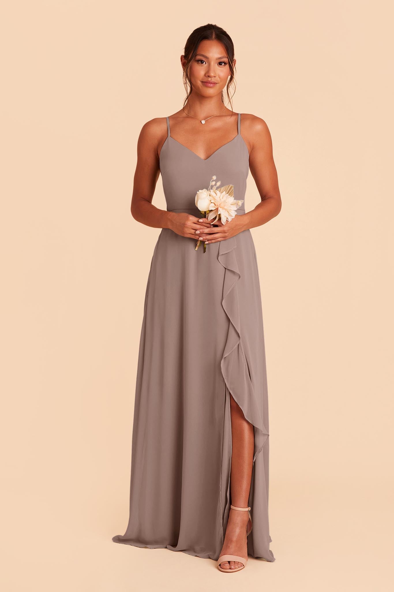 chiffon dress davids bridal