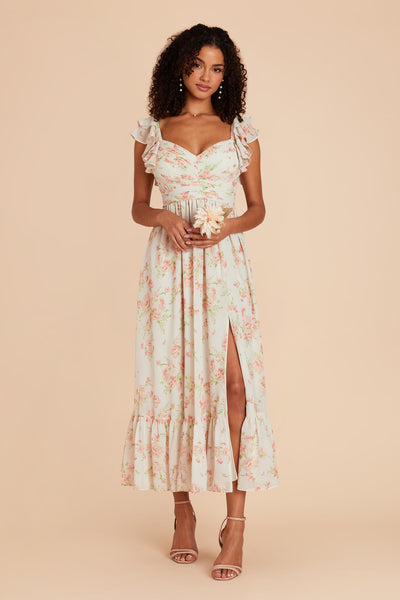 Whimsical Blooms Michelle Chiffon Dress by Birdy Grey