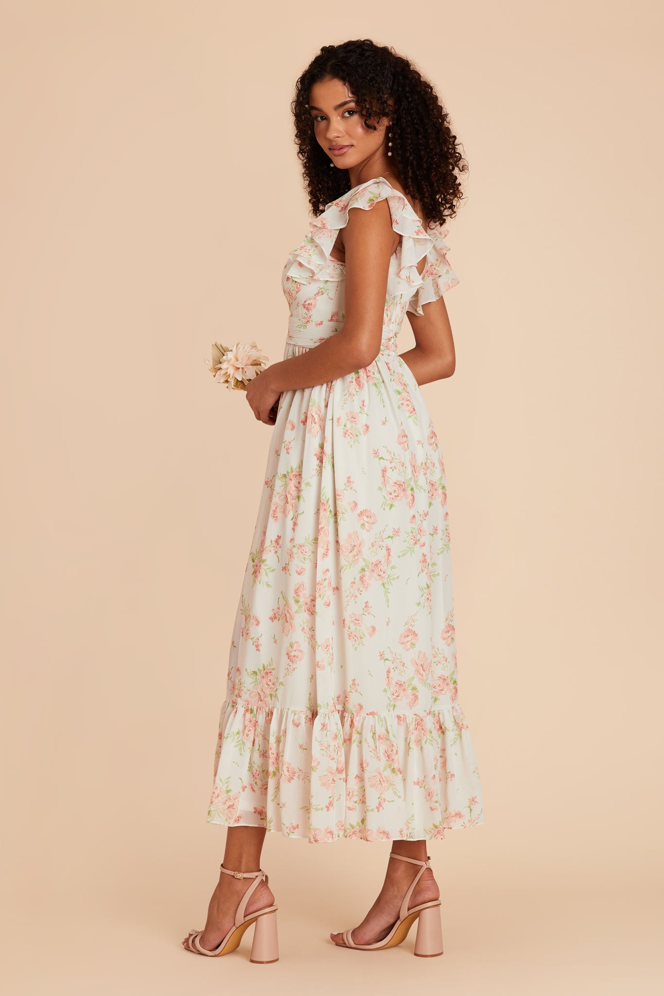 Whimsical Blooms Michelle Chiffon Dress by Birdy Grey