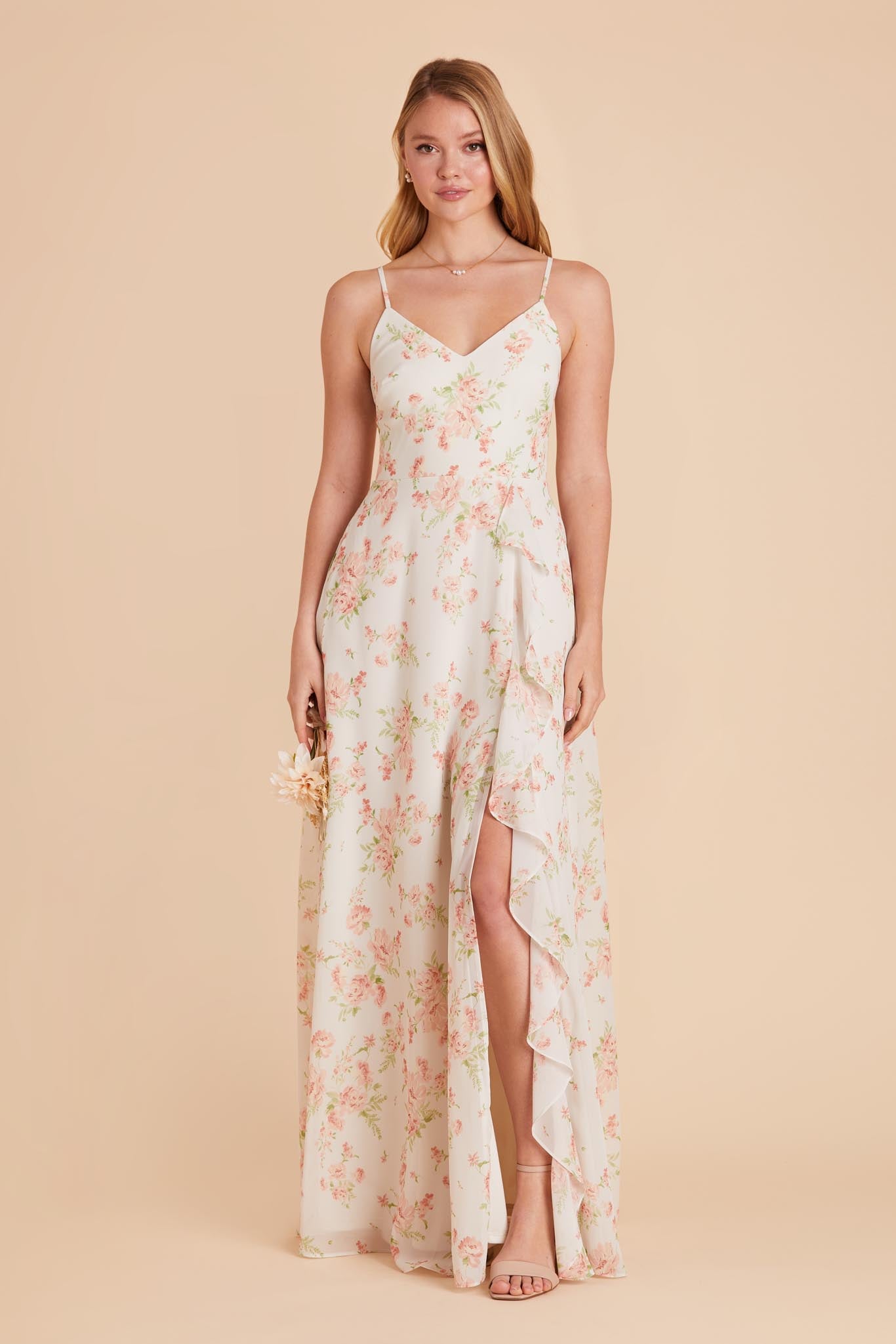 Whimsical Blooms Theresa Chiffon Dress by Birdy Grey