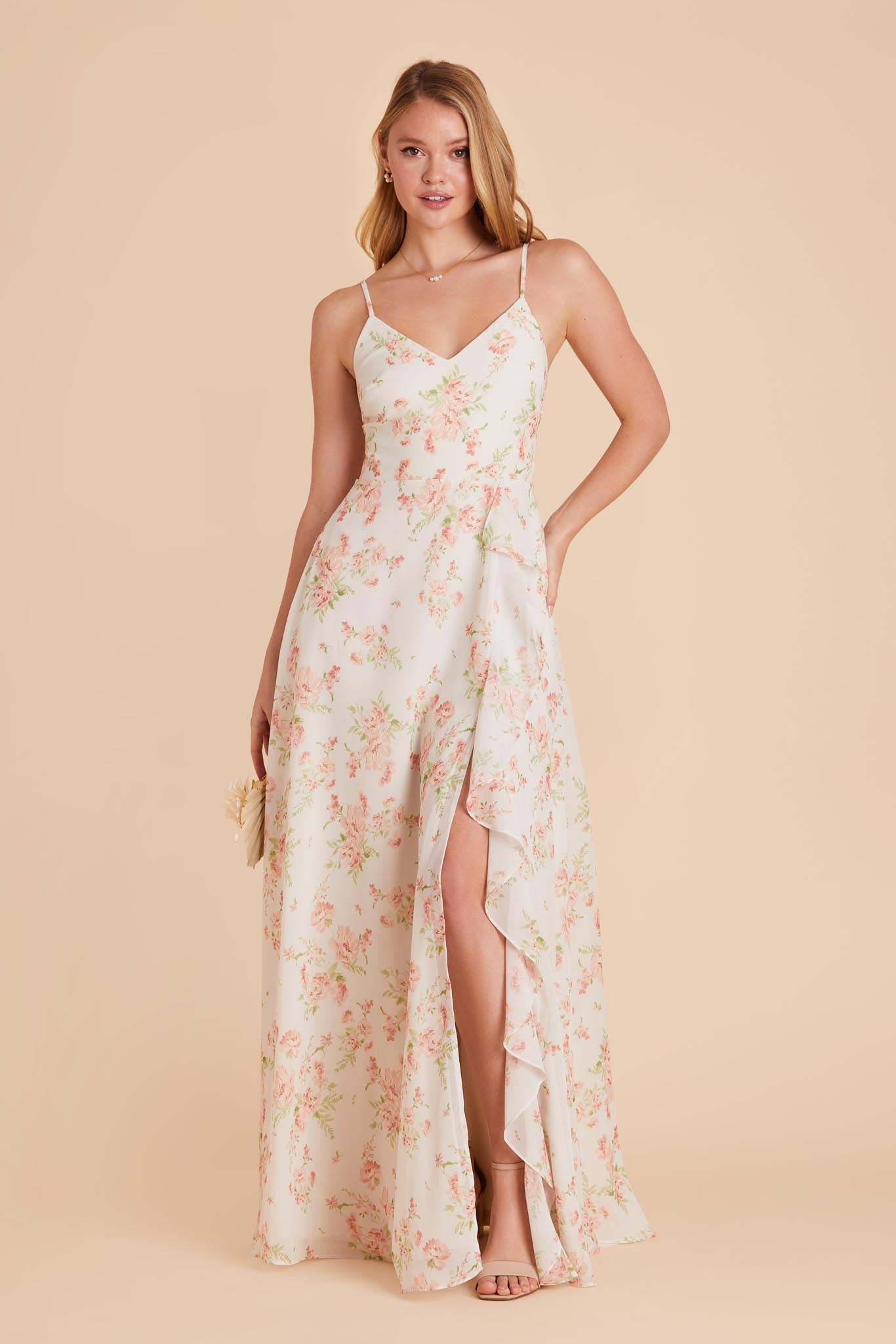 Whimsical Blooms Theresa Chiffon Dress by Birdy Grey