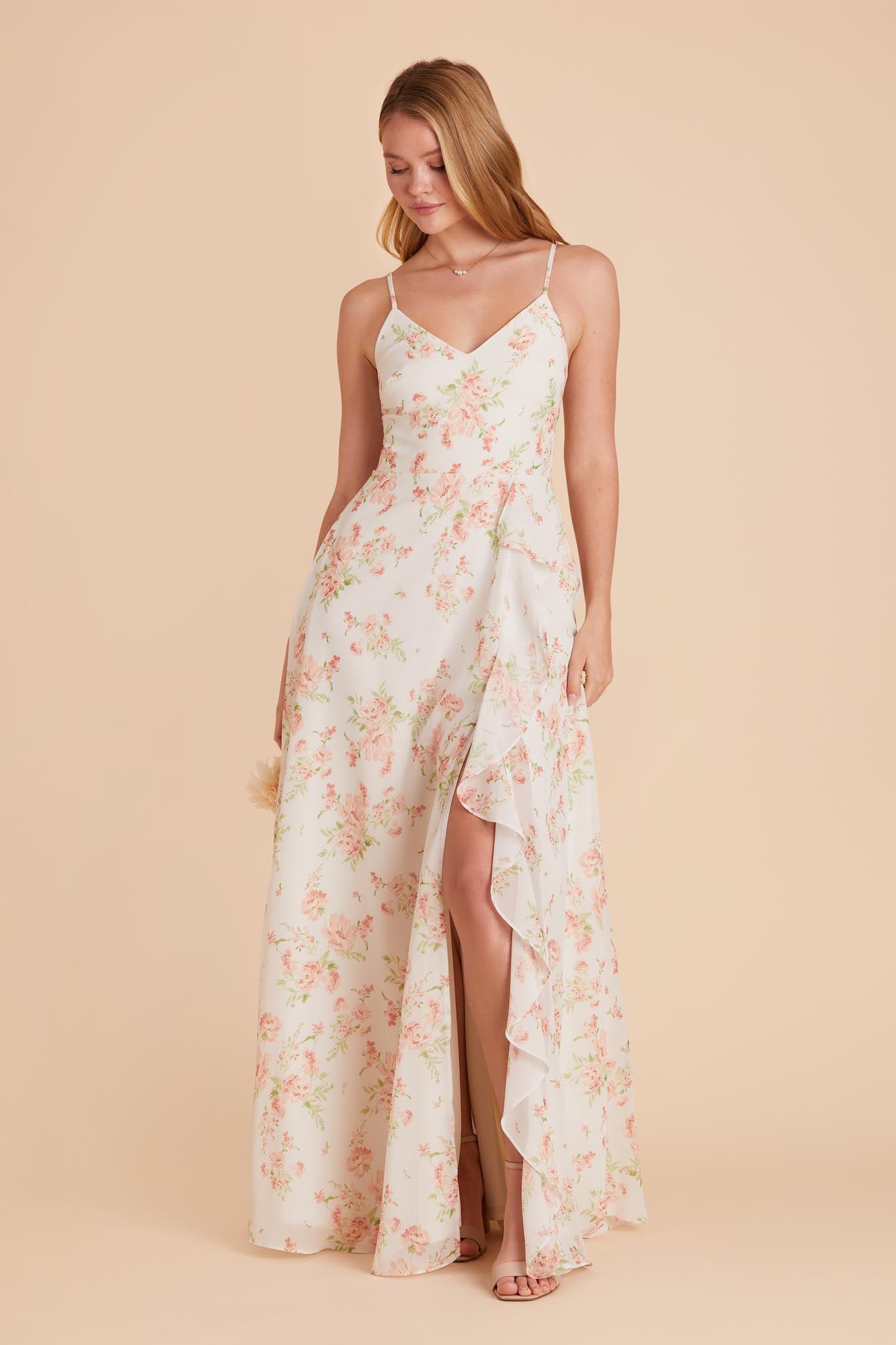 Whimsical Blooms Theresa Chiffon Dress by Birdy Grey