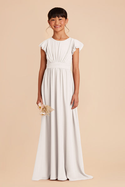 White Celine Junior Dress by Birdy Grey