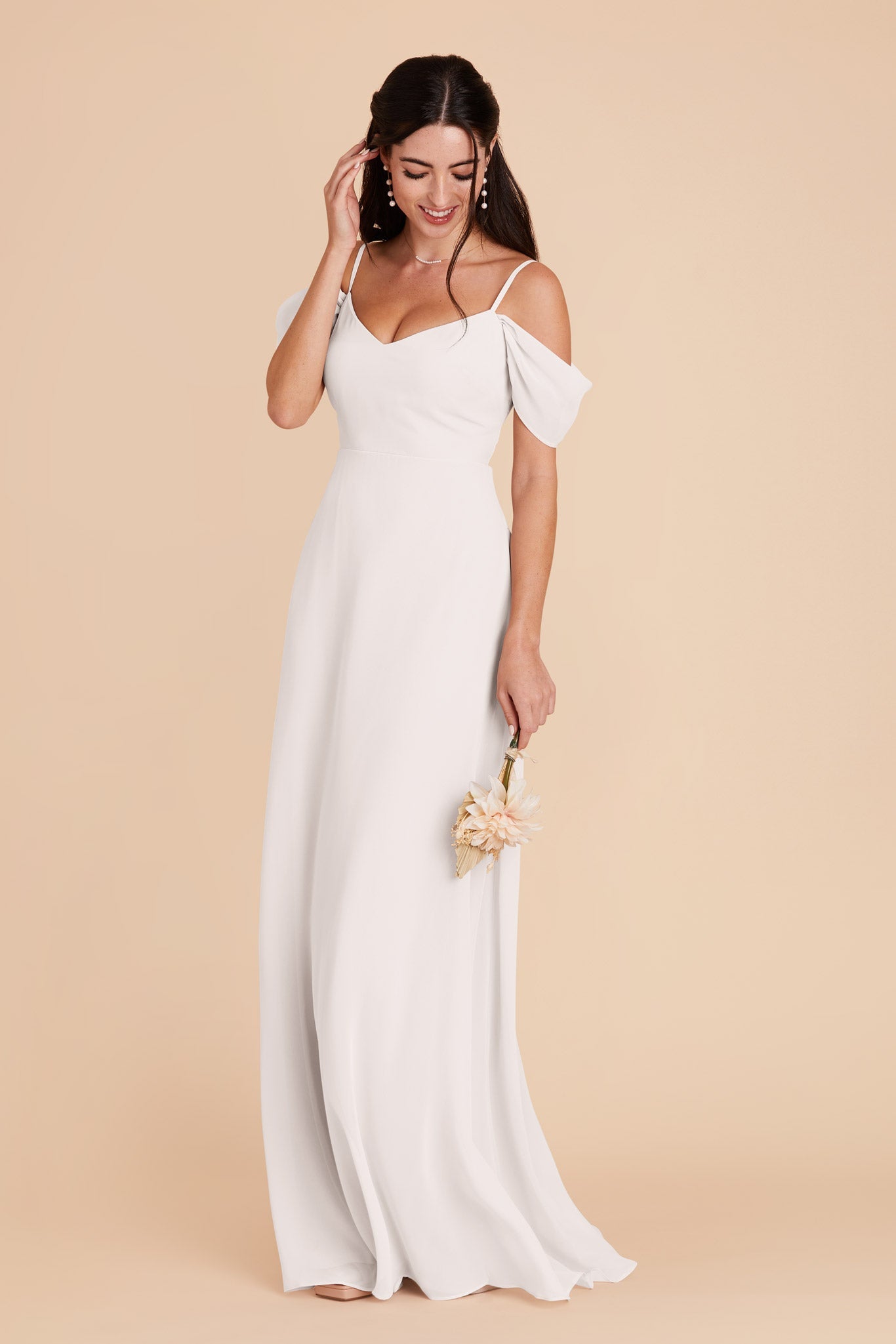 White Devin Convertible Dress by Birdy Grey 