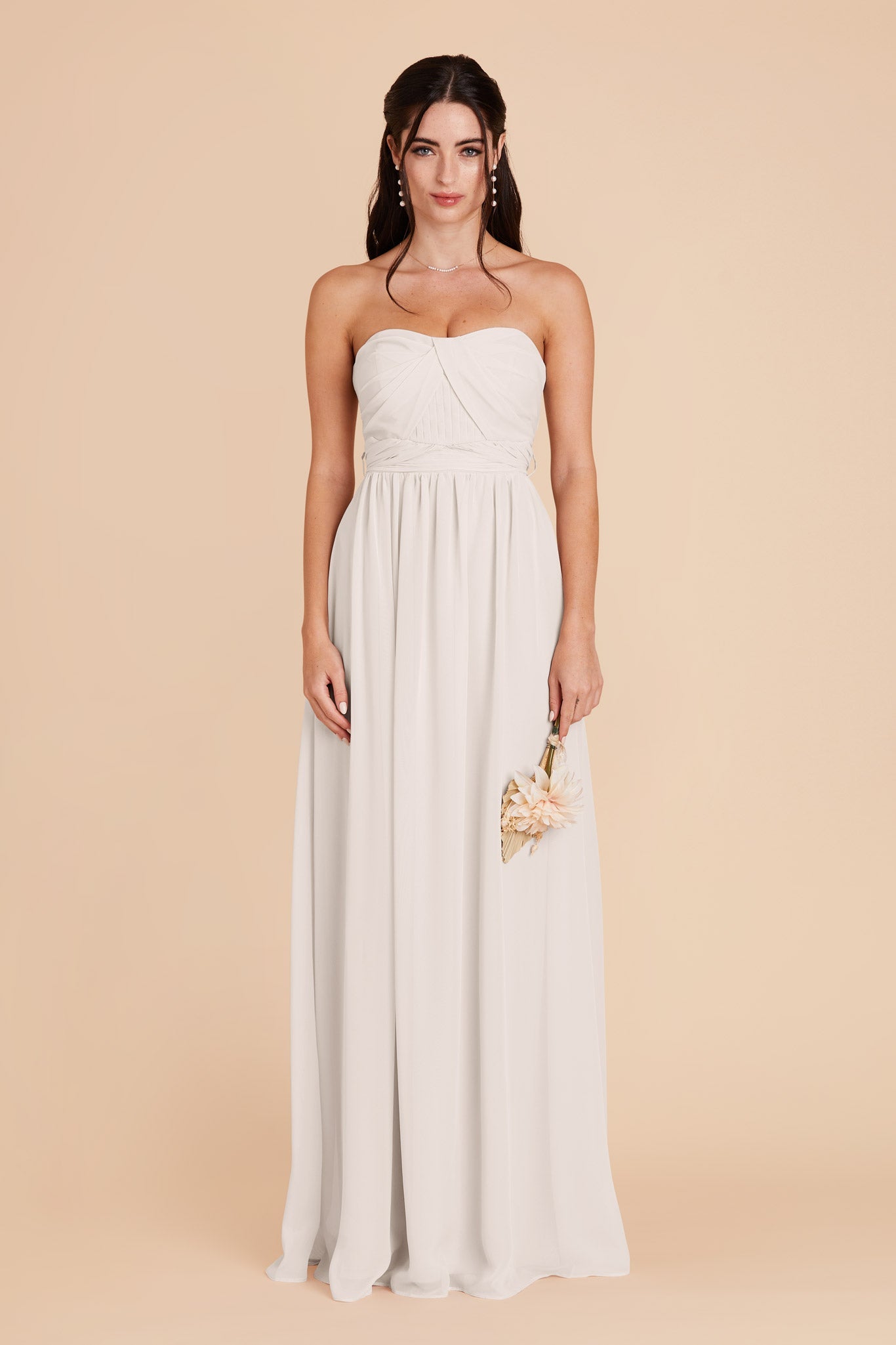 White Grace Convertible Dress by Birdy Grey