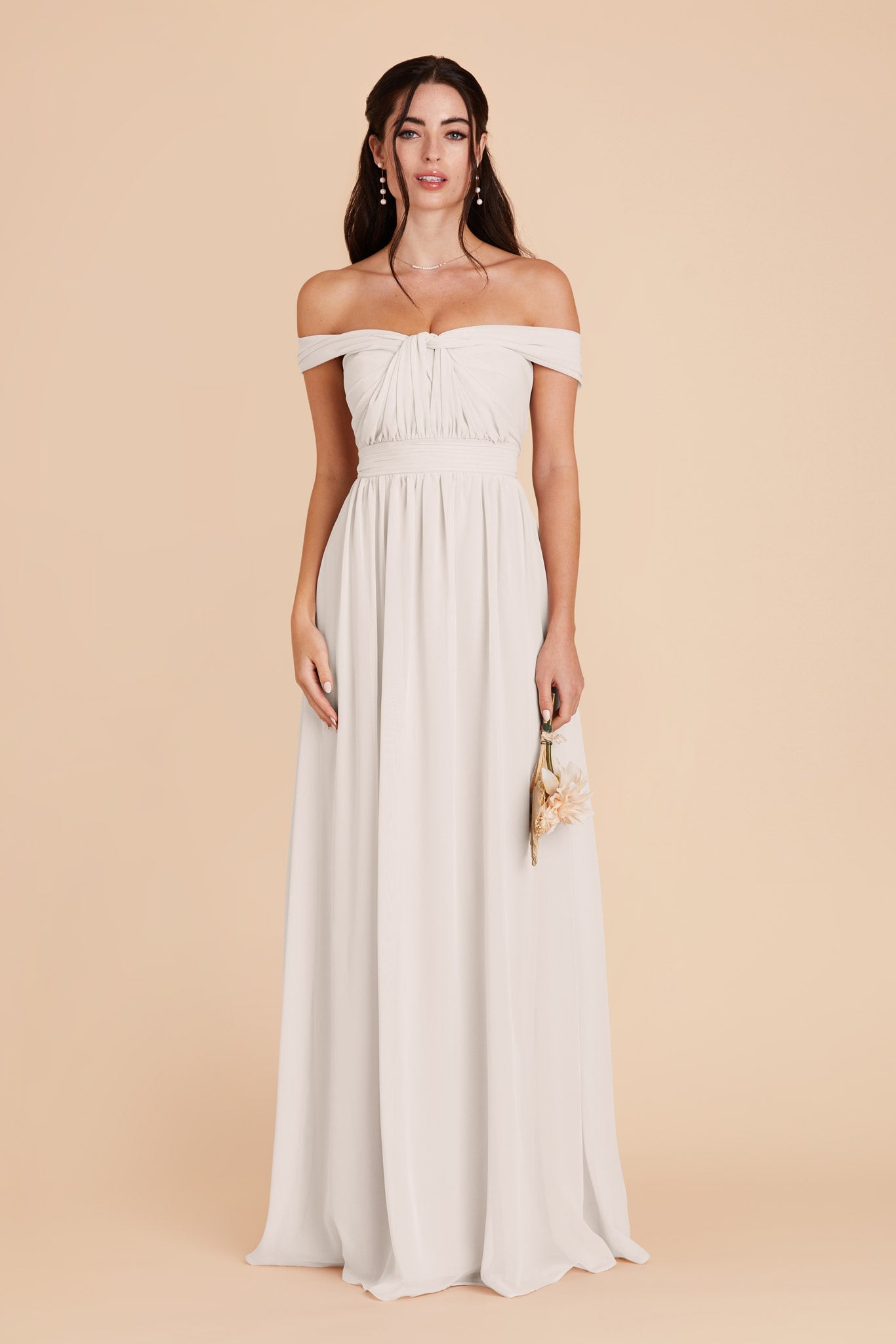 White Grace Convertible Dress by Birdy Grey