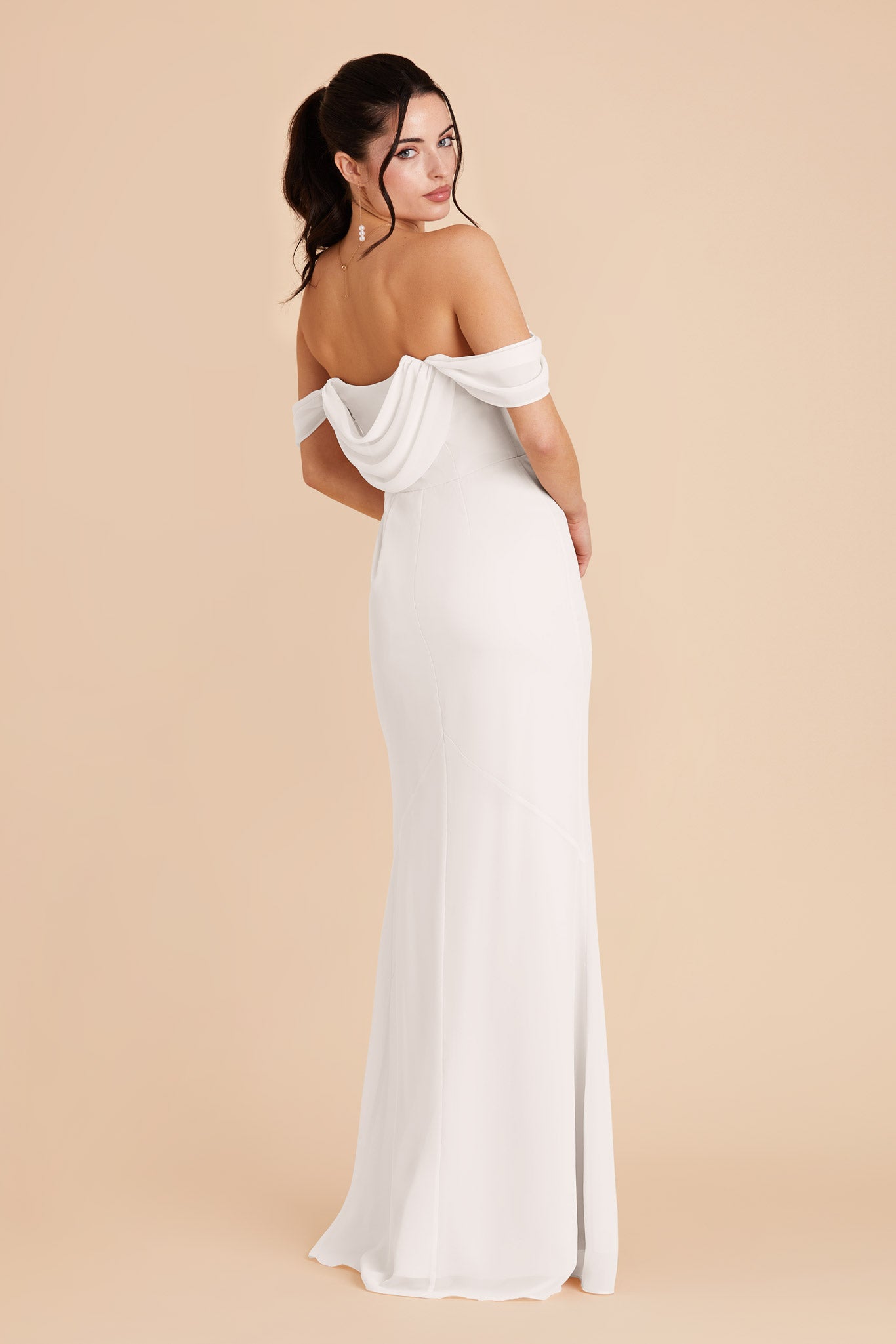 White Mira Convertible Dress by Birdy Grey