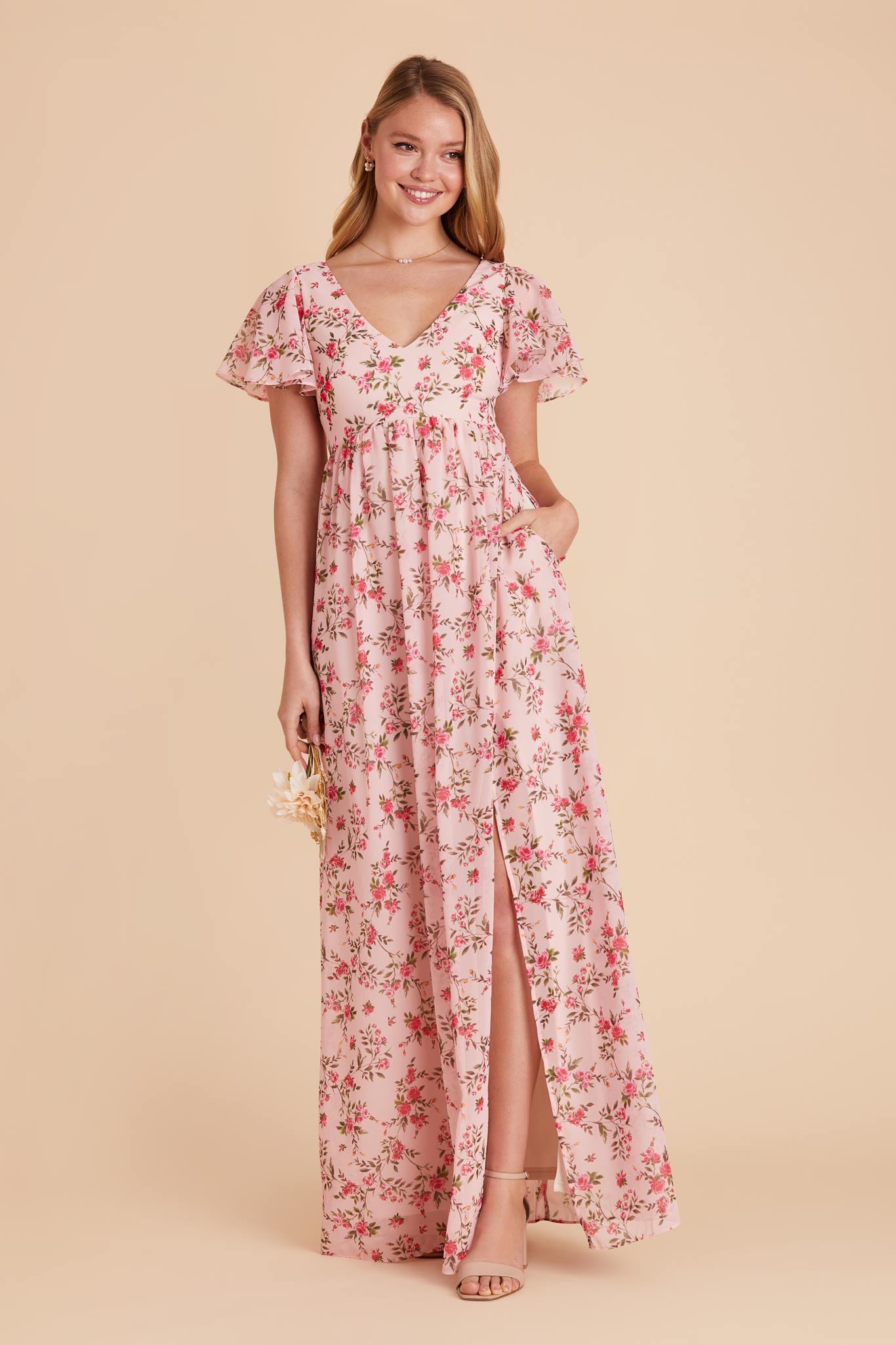 Wild Rose Garden Hannah Empire Dress by Birdy Grey