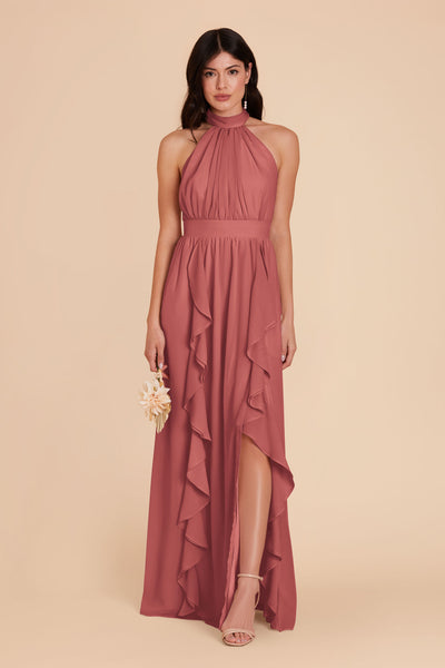 Wild Rose Joyce Chiffon Dress by Birdy Grey