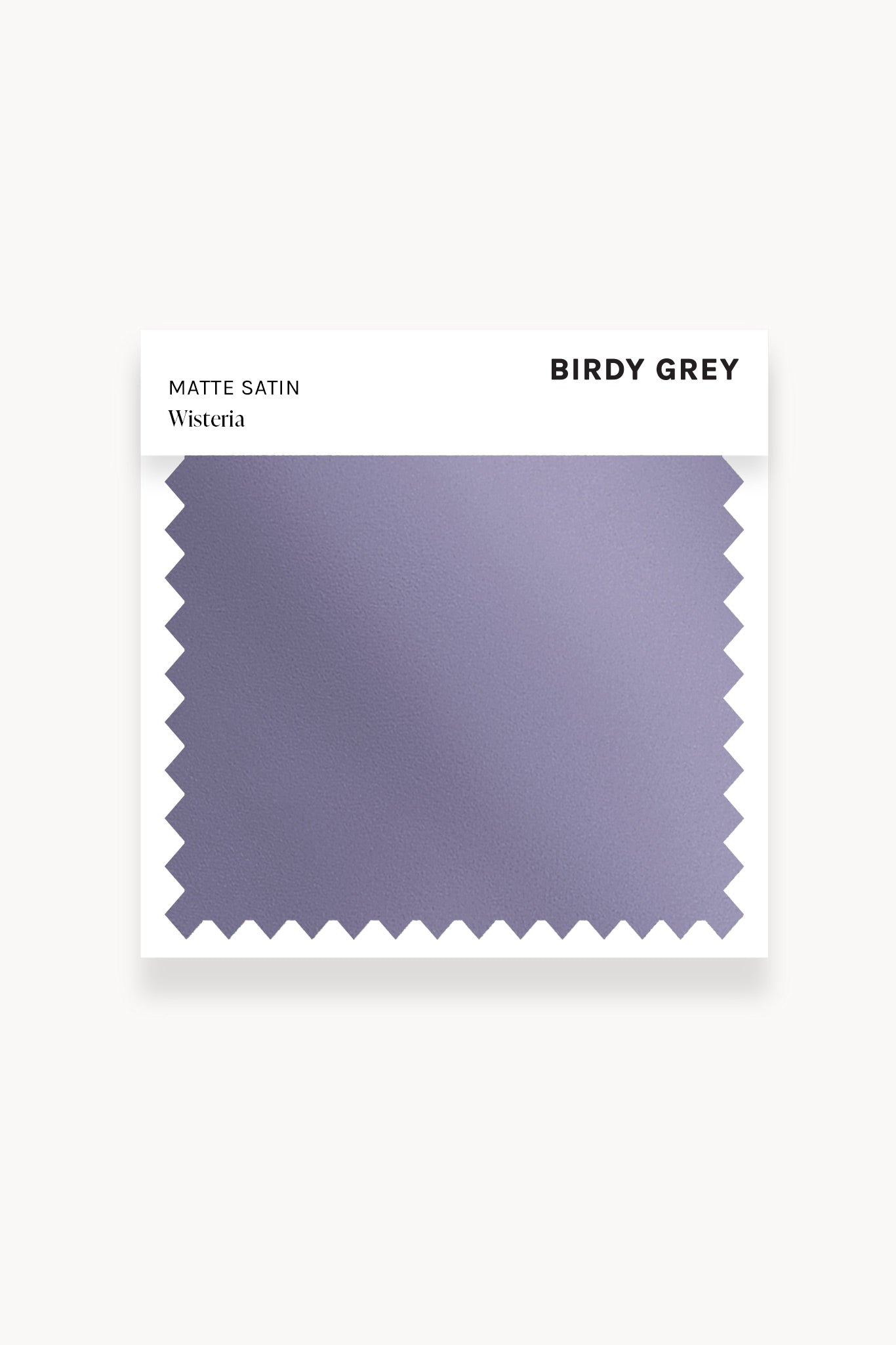 Matte Satin Swatch in Wisteria by Birdy Grey