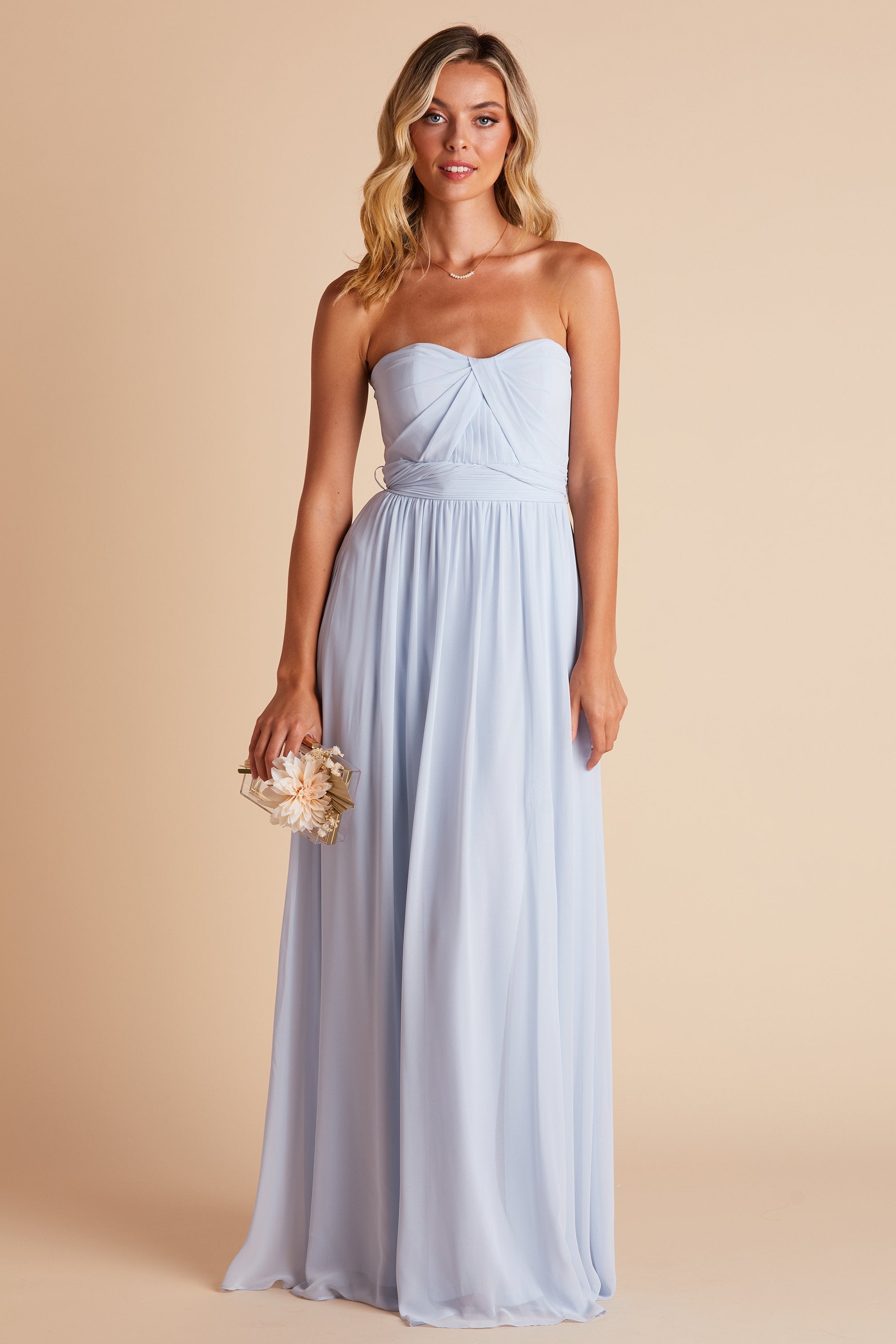 Icy blue online bridesmaid dresses