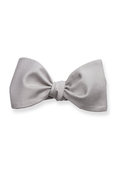 Daniel Bow Tie in dove gray by Birdy Grey, front view