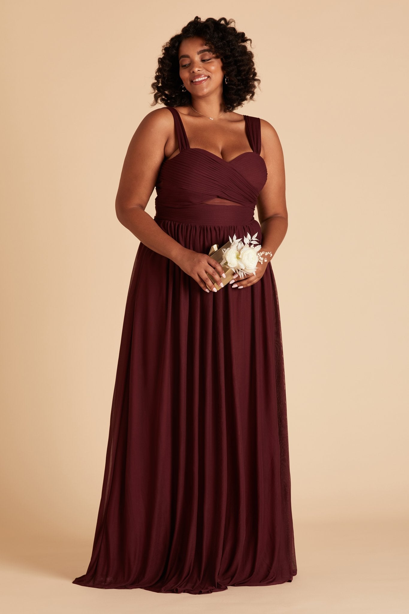 Wine plus 2024 size bridesmaid dresses