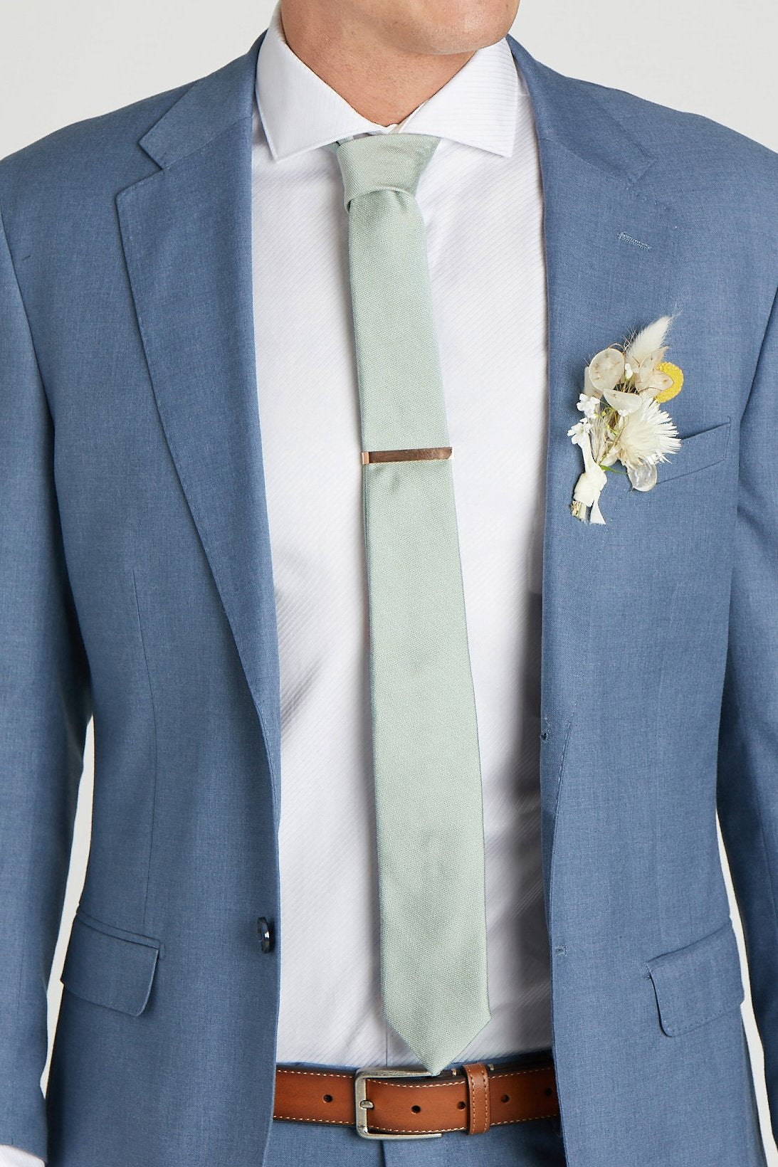 Buy the Authentic Mens Blue Silk Printed Keeper Loop Adjustable Pointed  Necktie