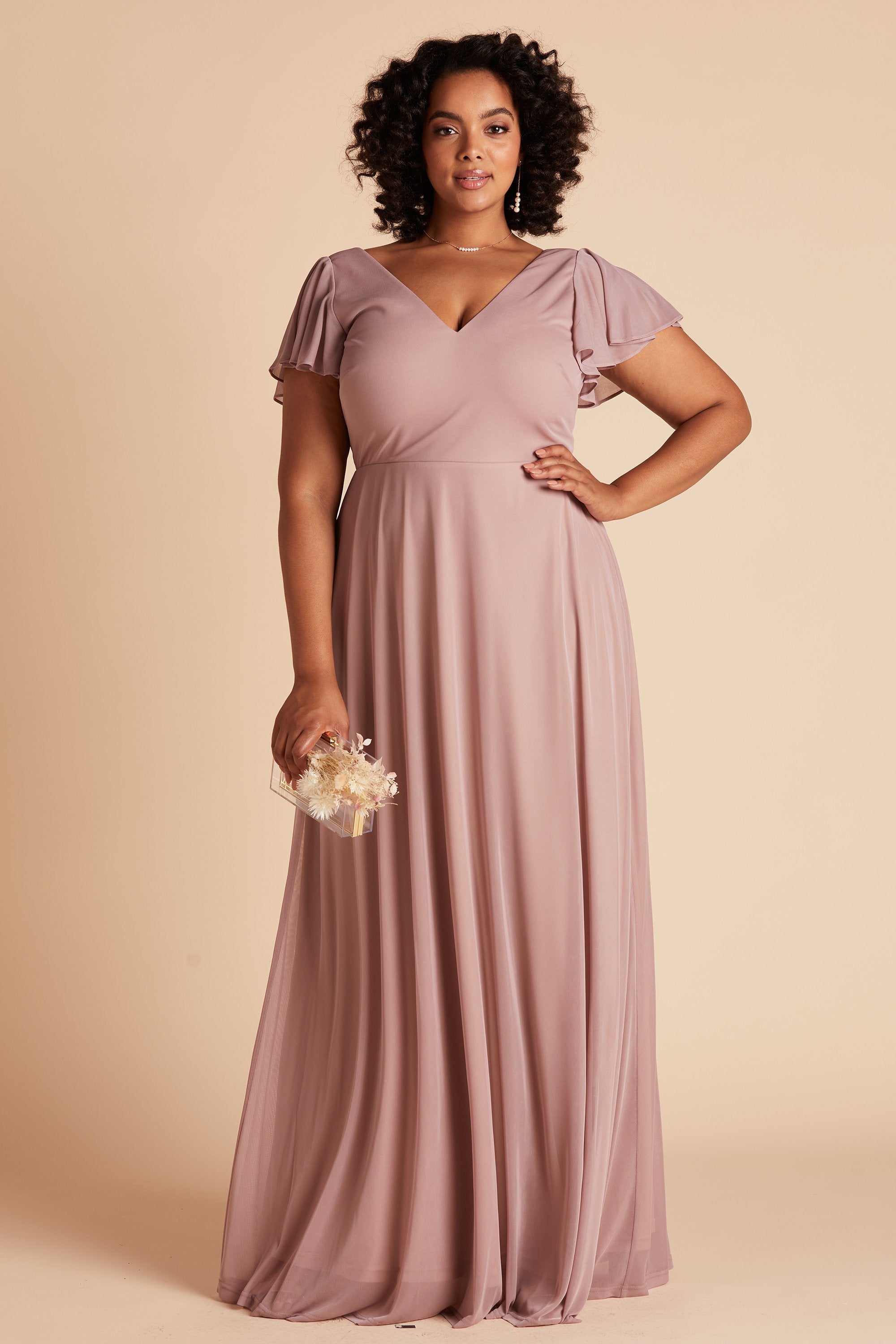 Mauve plus size bridesmaid dresses outlet