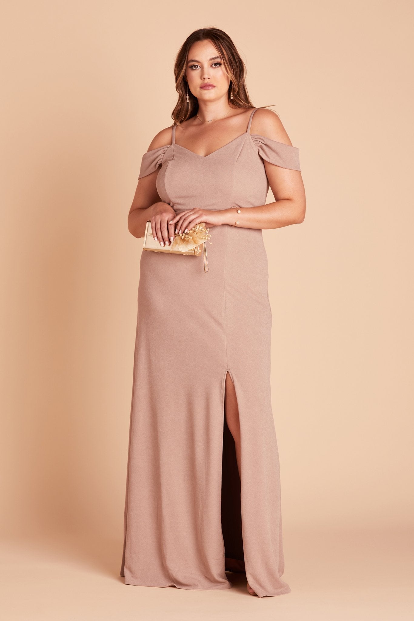 Taupe Colored Bridesmaid Dresses