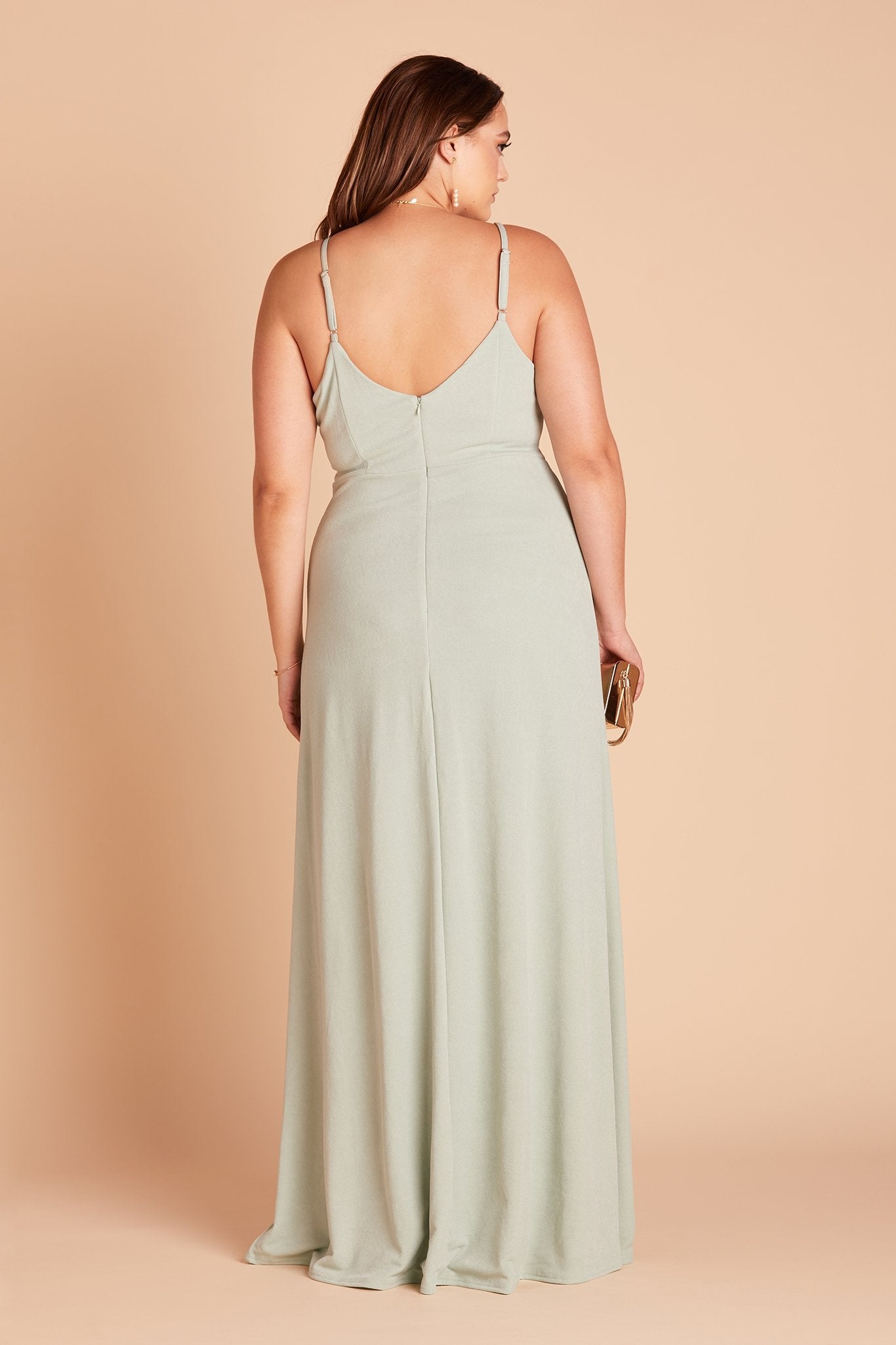 Sage Bridesmaid Dresses by Bari Jay