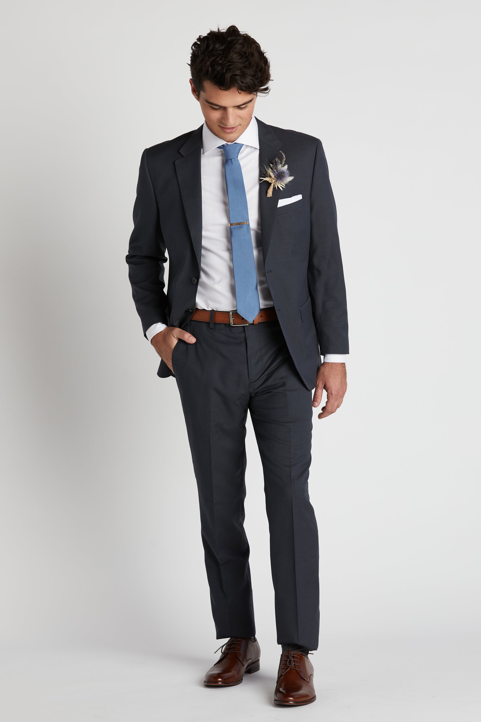 Charcoal Gray Suit Jacket by SuitShop