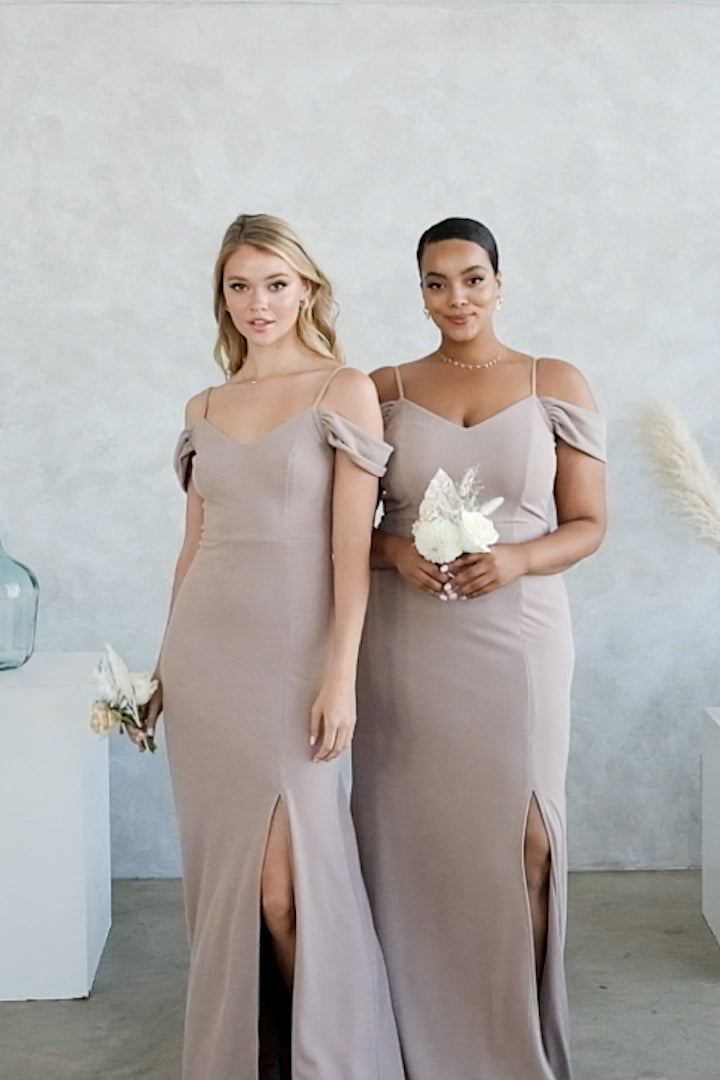 Taupe Bridesmaid Dresses Dessy