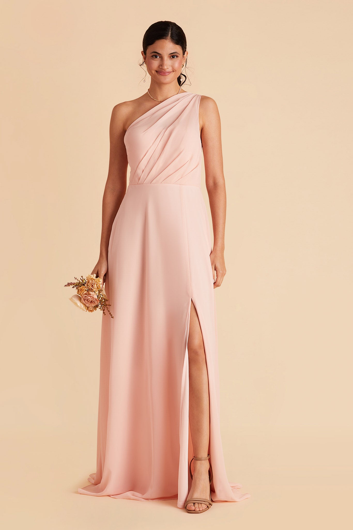 Pink Chiffon Bridesmaid Dresses David s Bridal