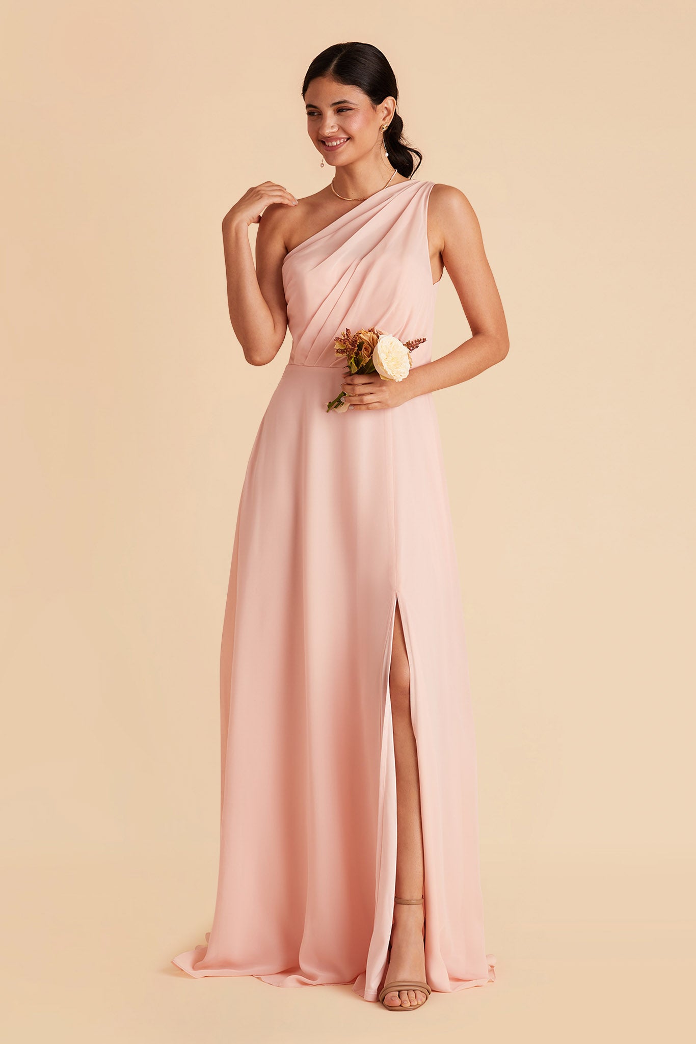 Pink Chiffon Bridesmaid Dresses David s Bridal