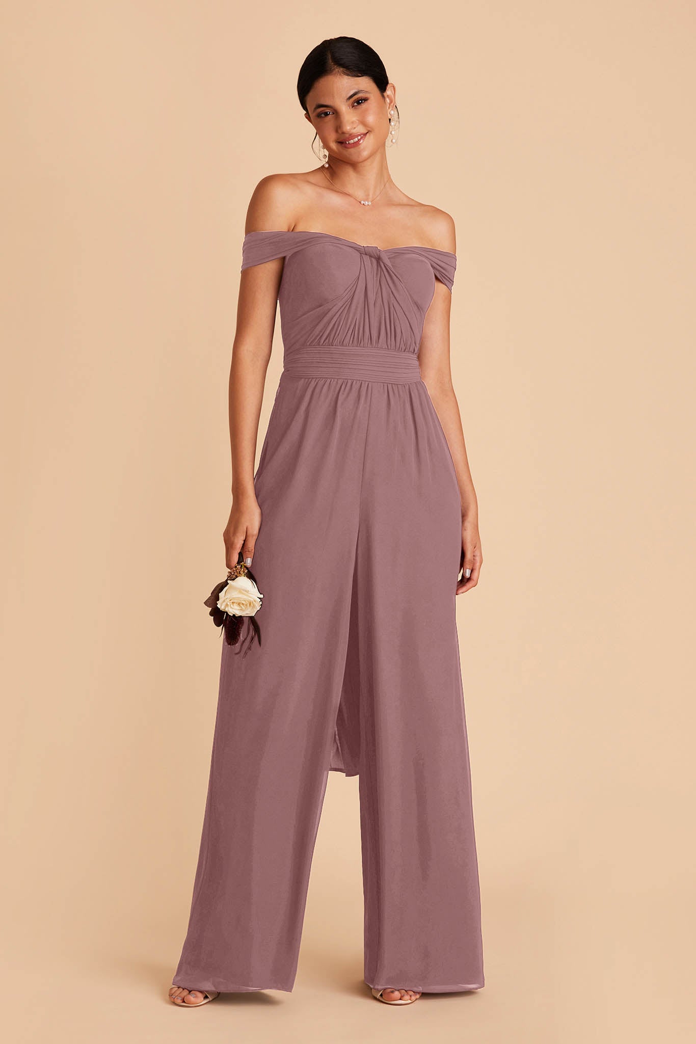 Purple Bridesmaid Jumpsuits