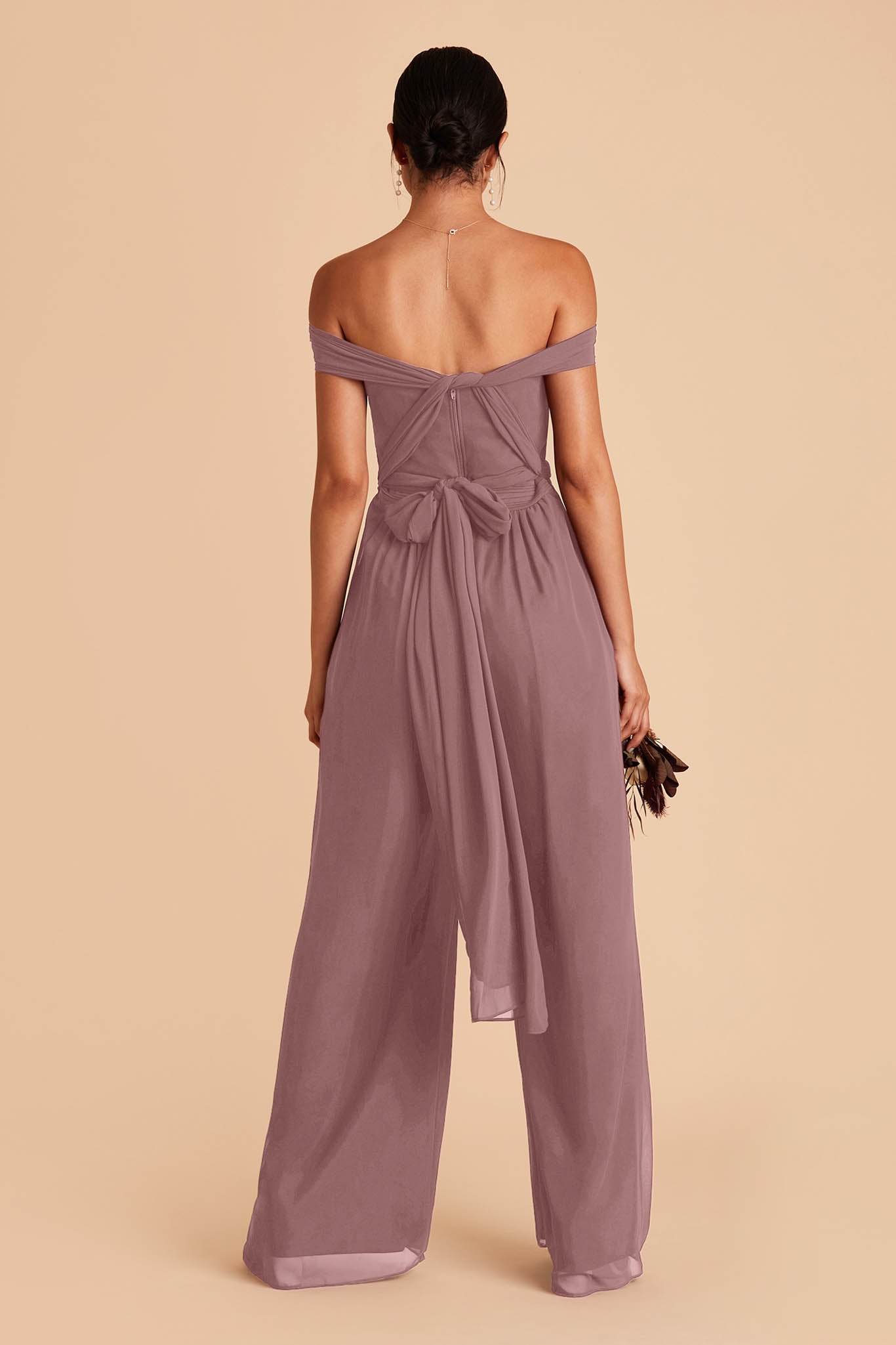 Purple Bridesmaid Jumpsuits