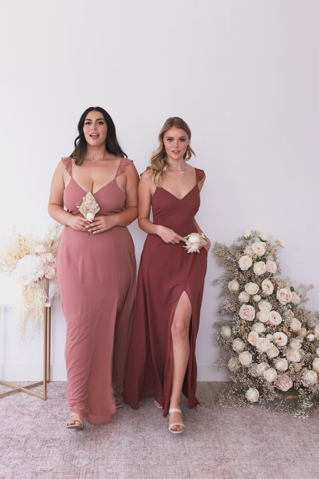 rosewood bridesmaid dresses