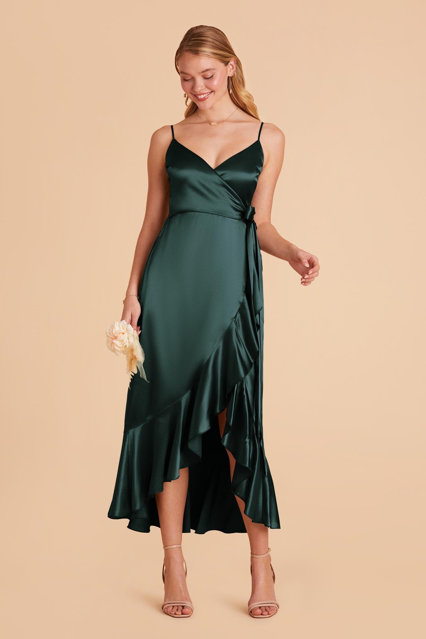 Emerald High Low Bridesmaid Dresses