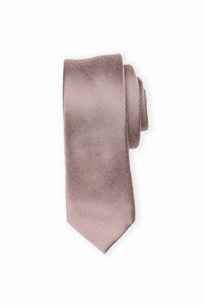 Simon Necktie in Mauve by Birdy Grey, front view