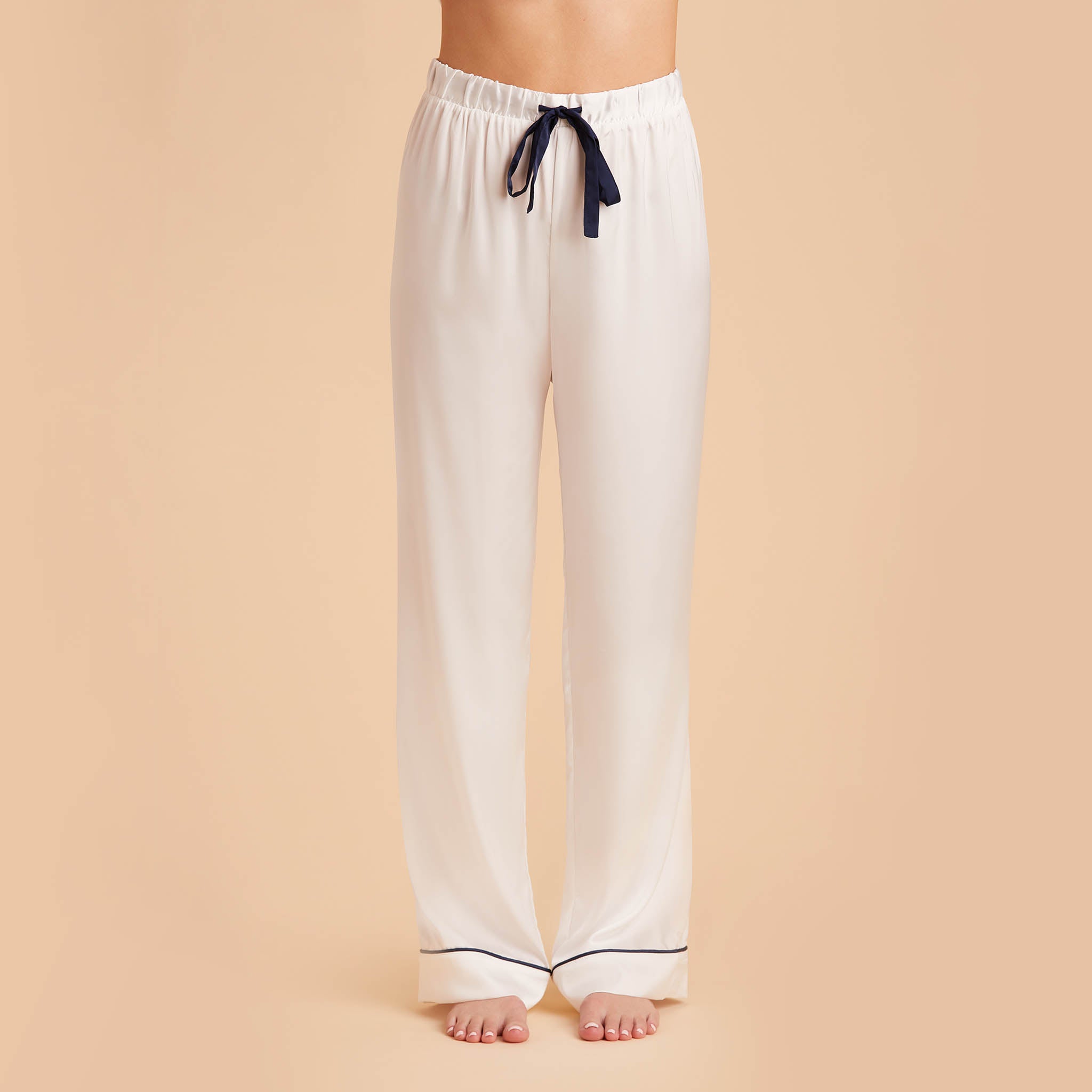 Dosa Silk Pajama Pants in White | Lyst