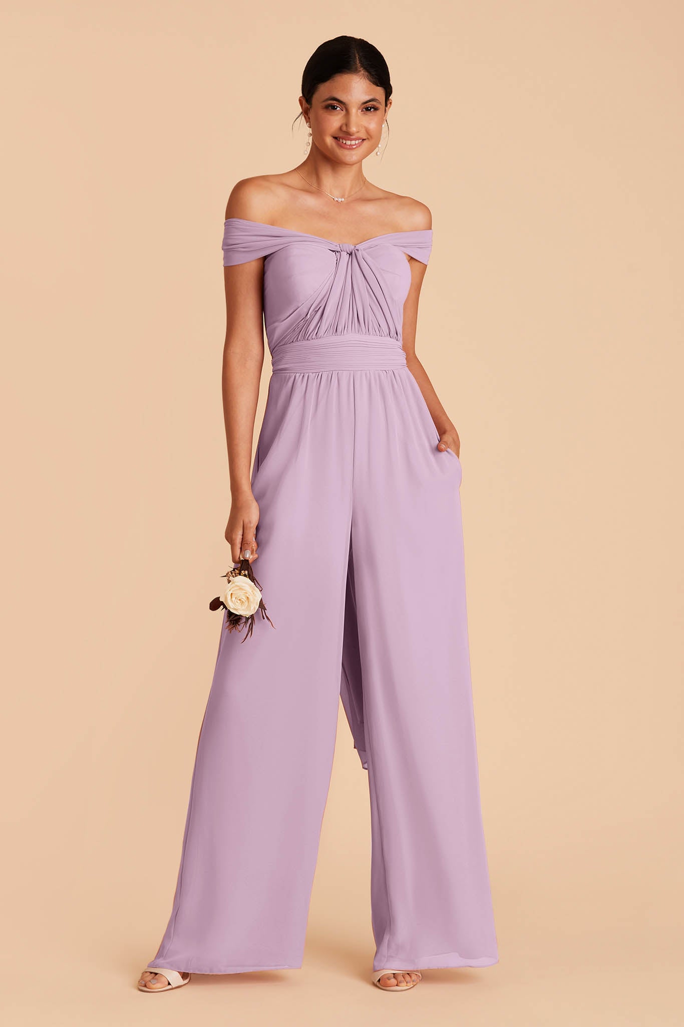 Purple Bridesmaid Jumpsuits